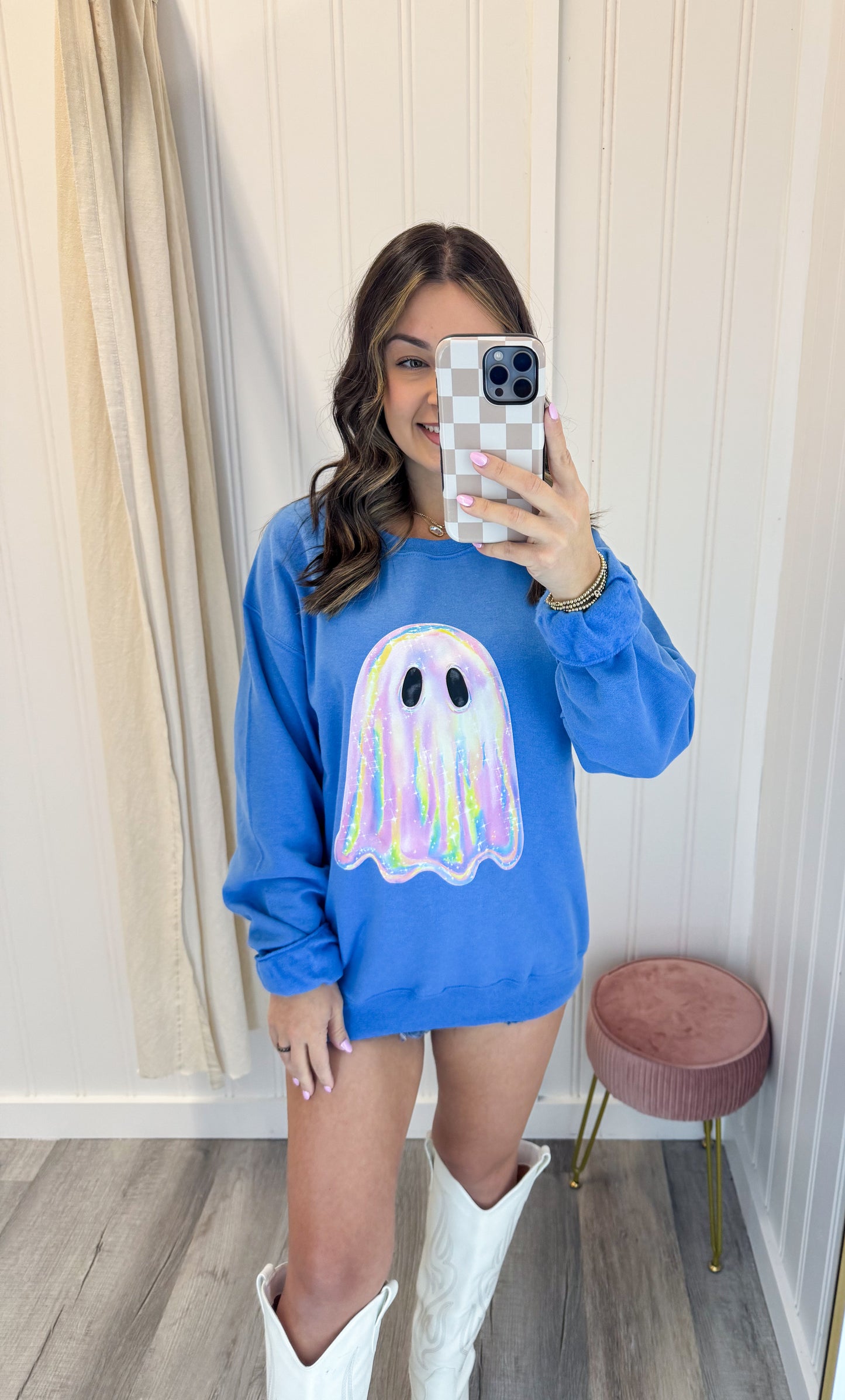 Retro Ghost Sweatshirt