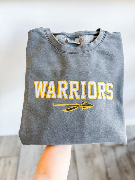 Warriors Embroidered Sweatshirt