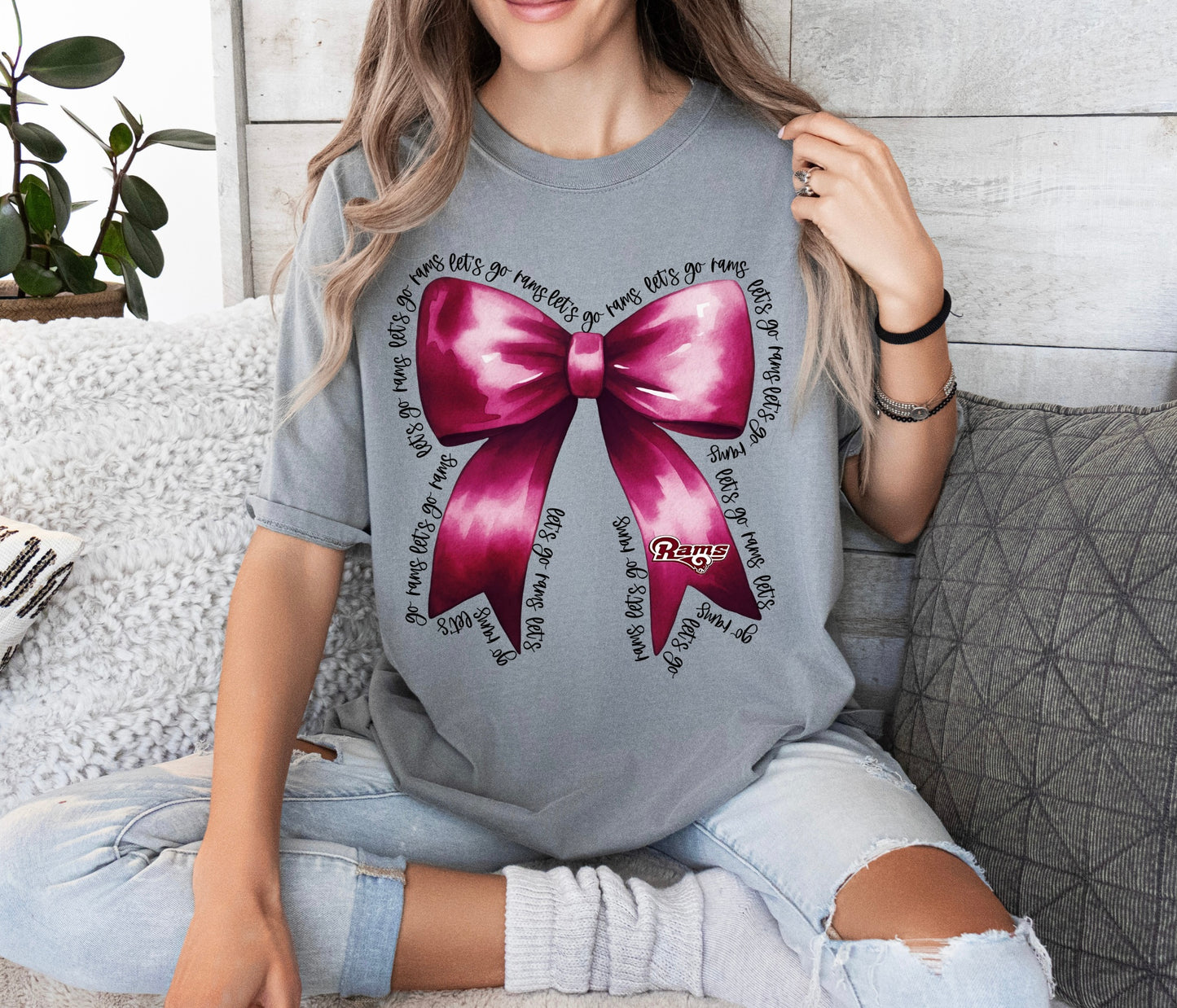 Woolmarket Rams Bow Tee