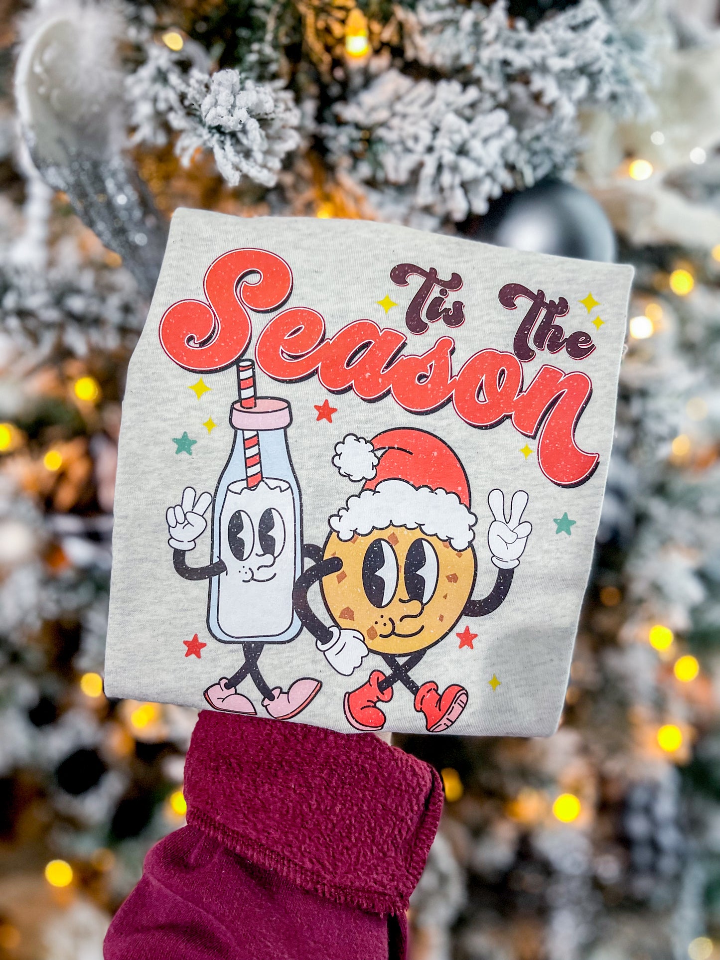 Tis The Season - Milk & Cookies Tee