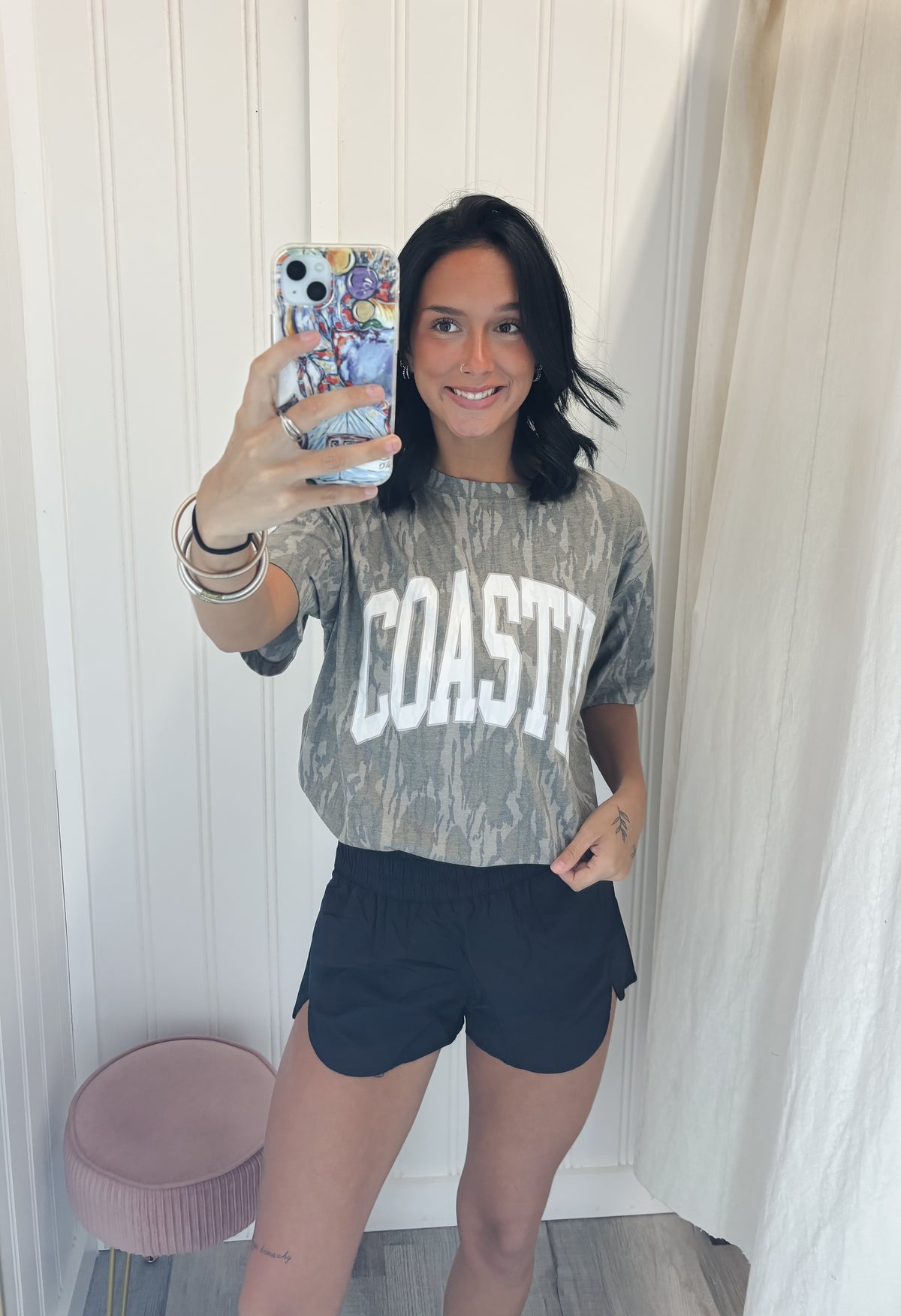 Coastie Mossy Oak Camo Tee