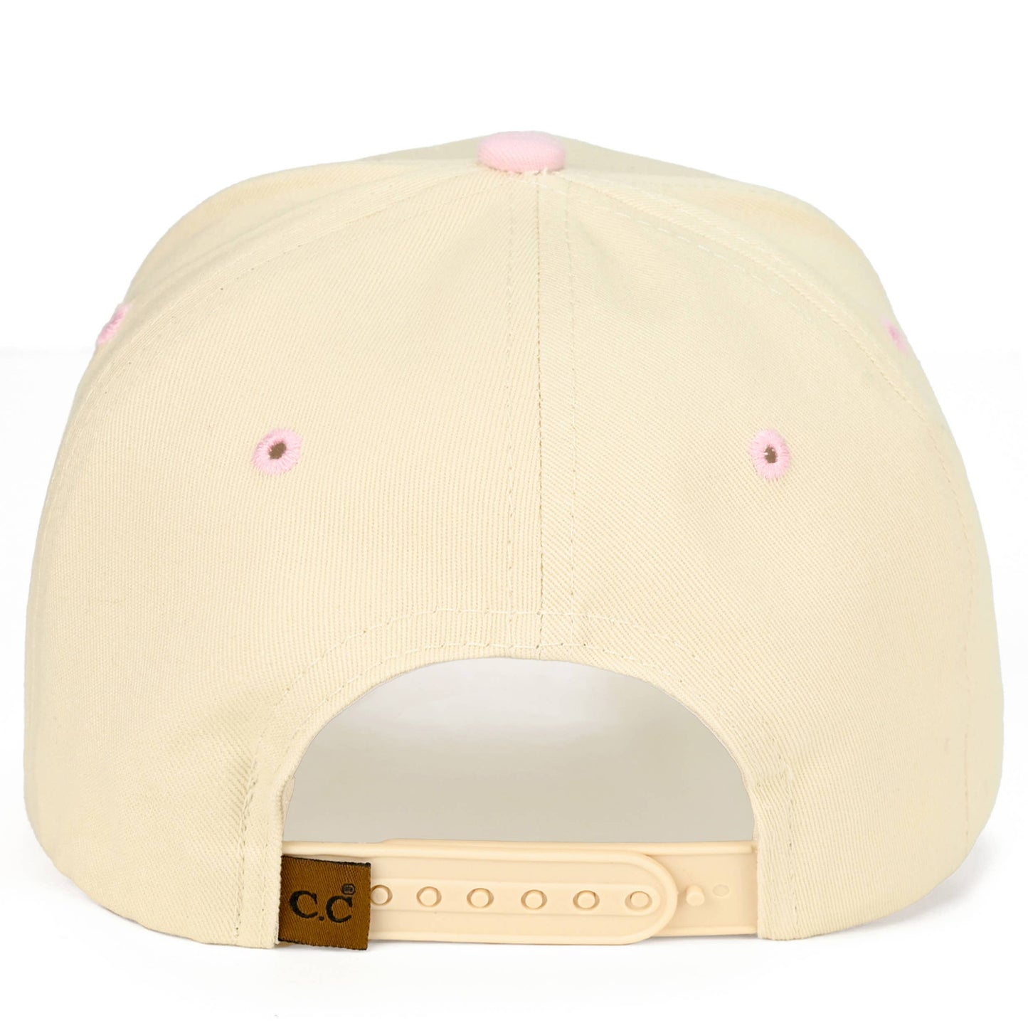 C.C HE STILL DOES MIRACLES Letter Two Tone Trucker Hat