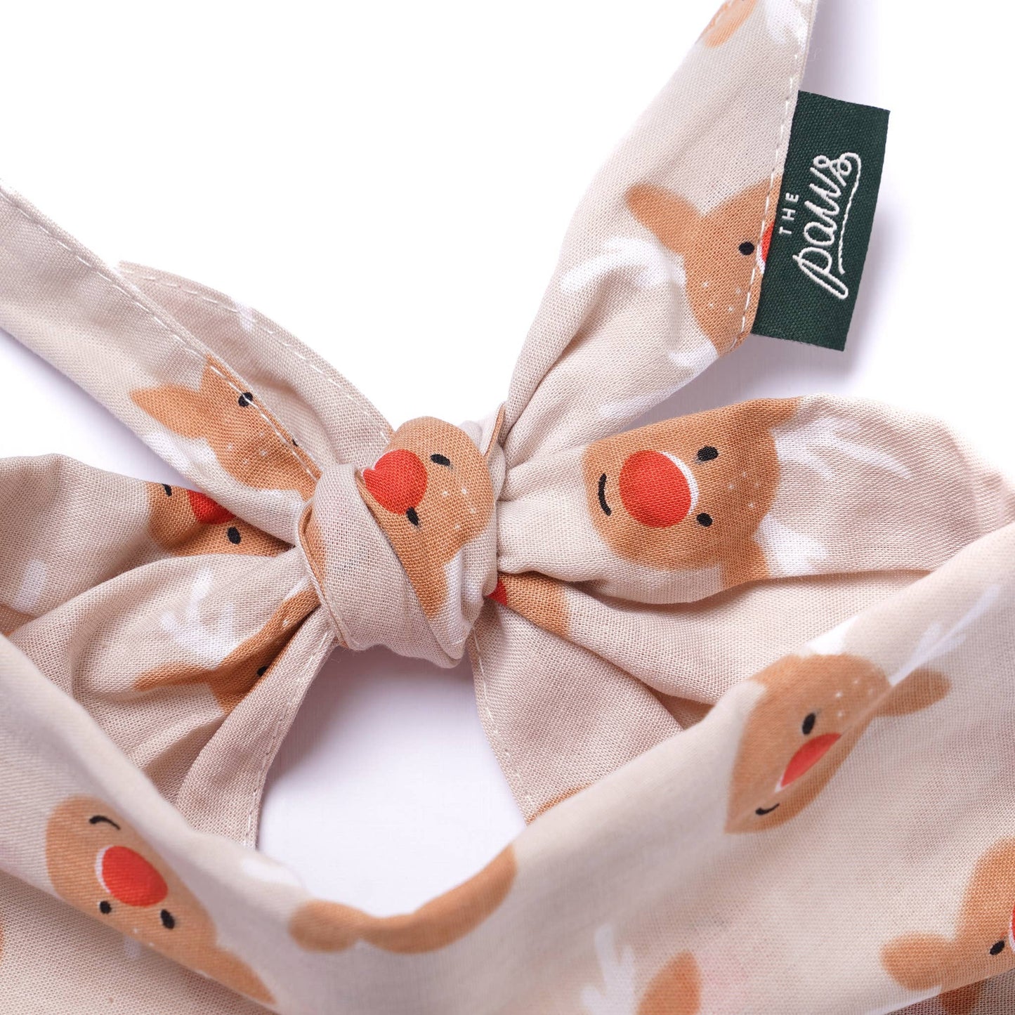 Rudolph Christmas Dog Bandana