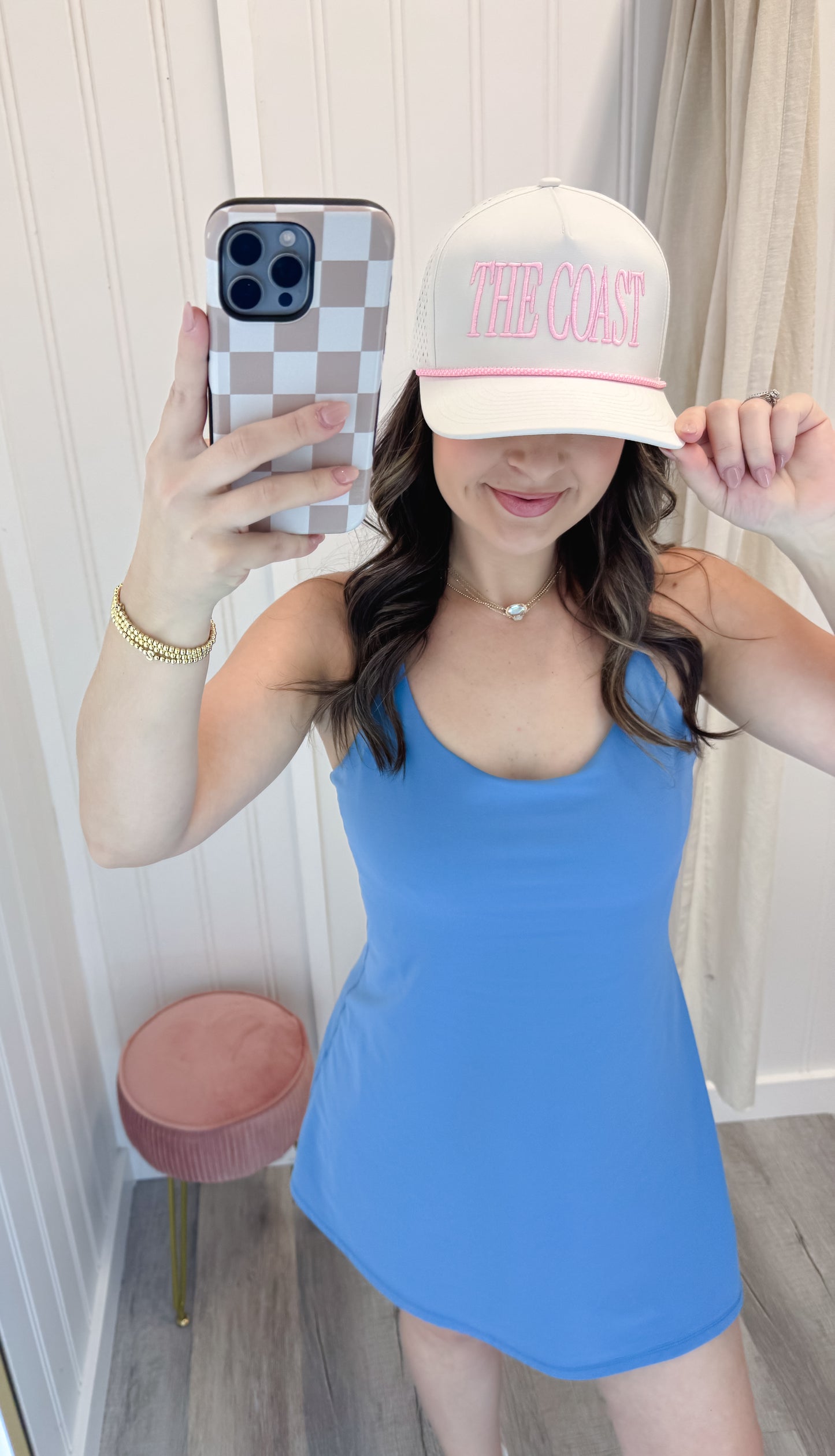 The Coast Embroidered Rope Hat