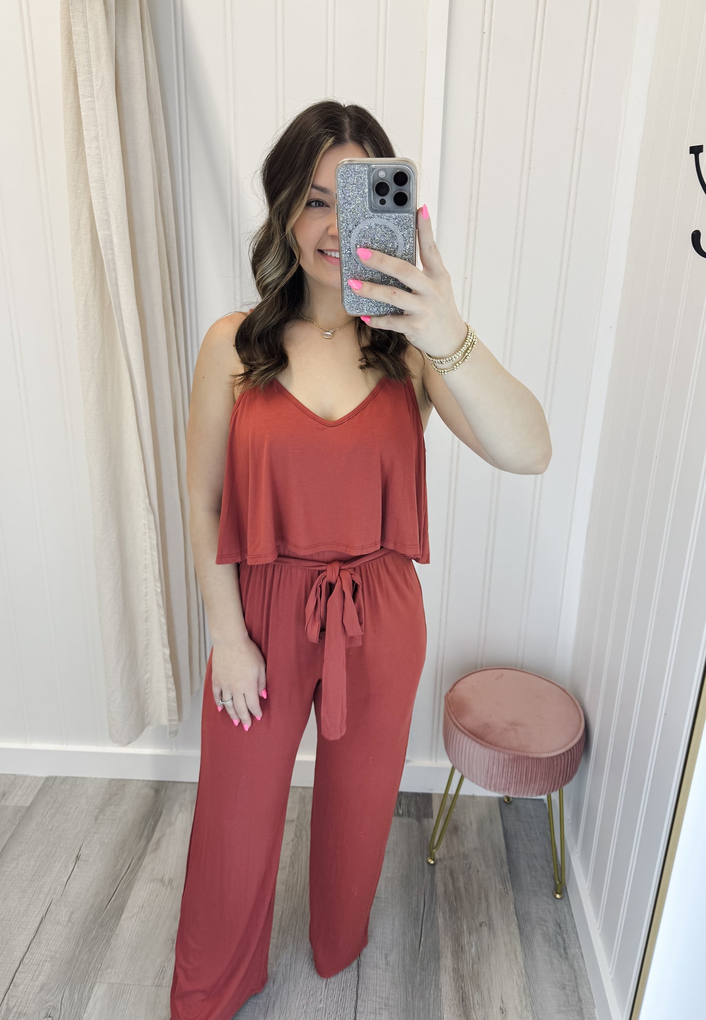 Solid Cami Jumpsuit