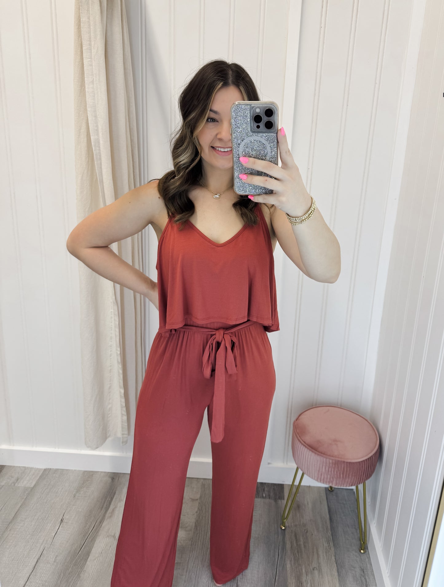 Solid Cami Jumpsuit