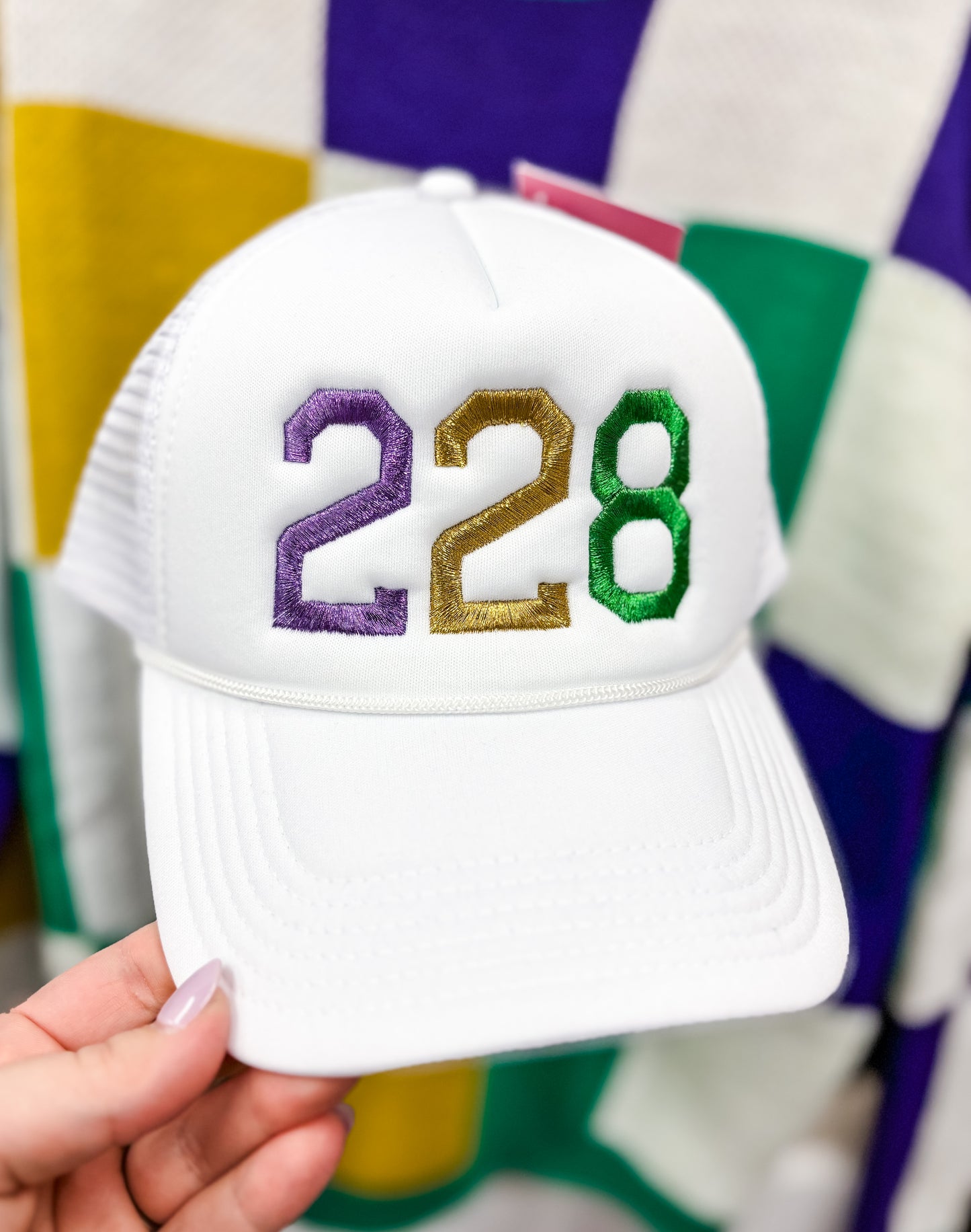Mardi Gras 228 Foam Trucker Hat