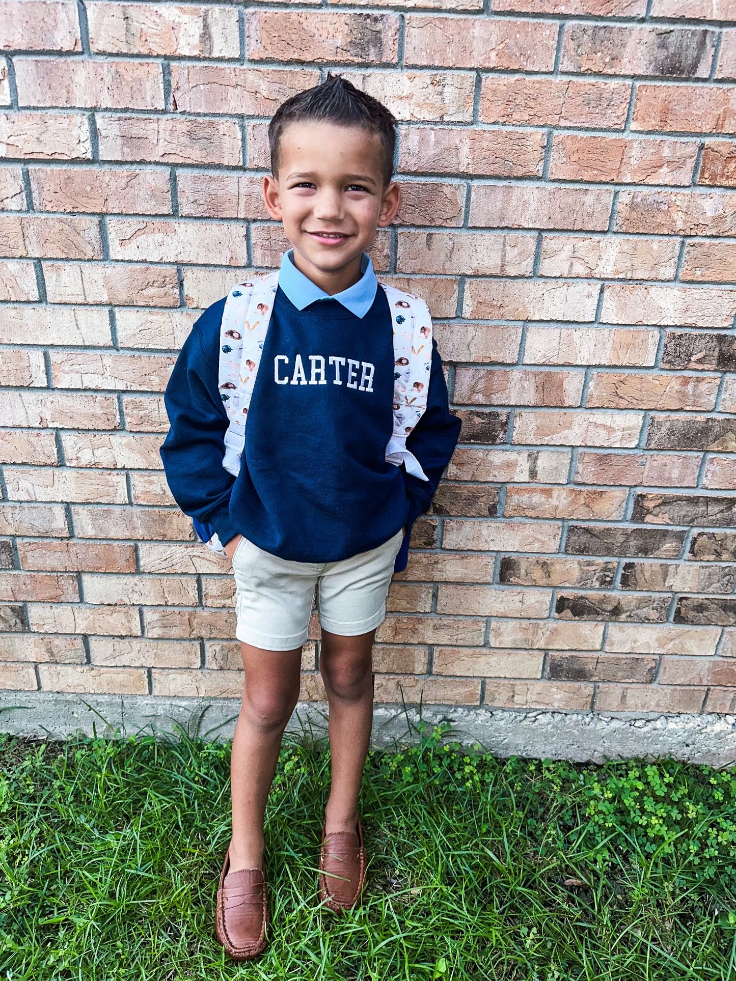 Embroidered Kids Sweatshirt