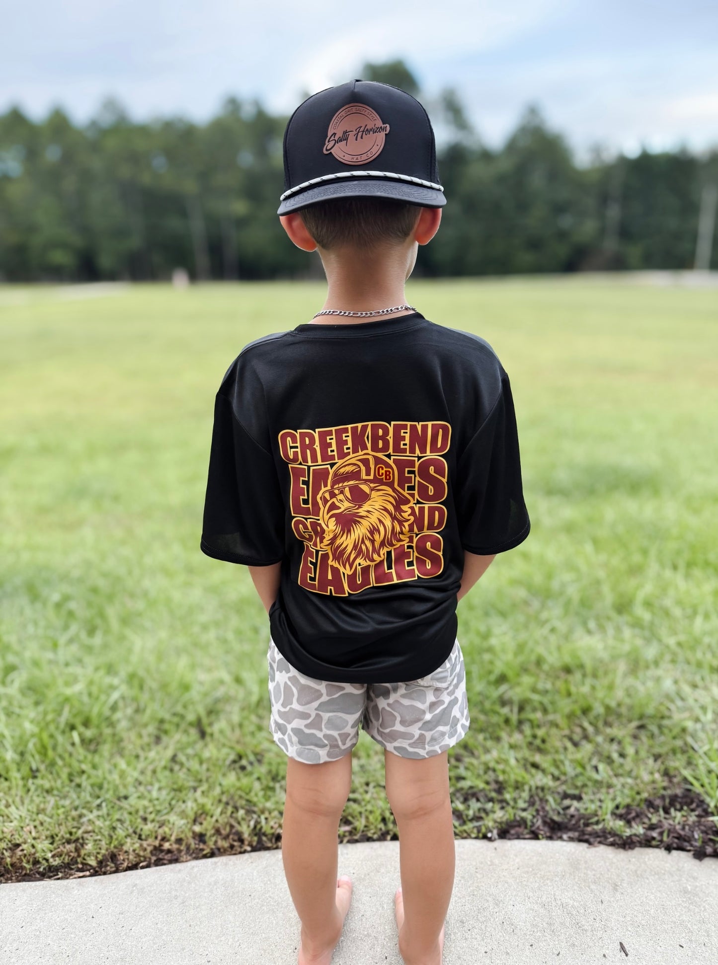 Custom School & Cool Mascot Tee - FRONT & BACK DESIGN