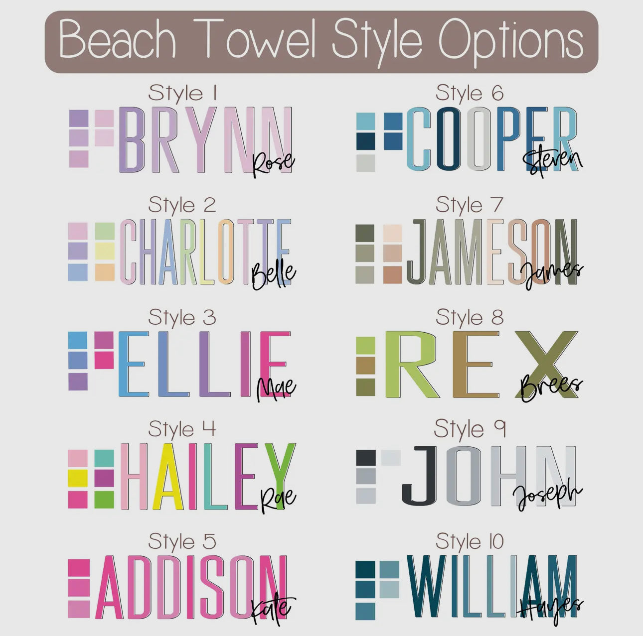 PREORDER Custom Beach Towels
