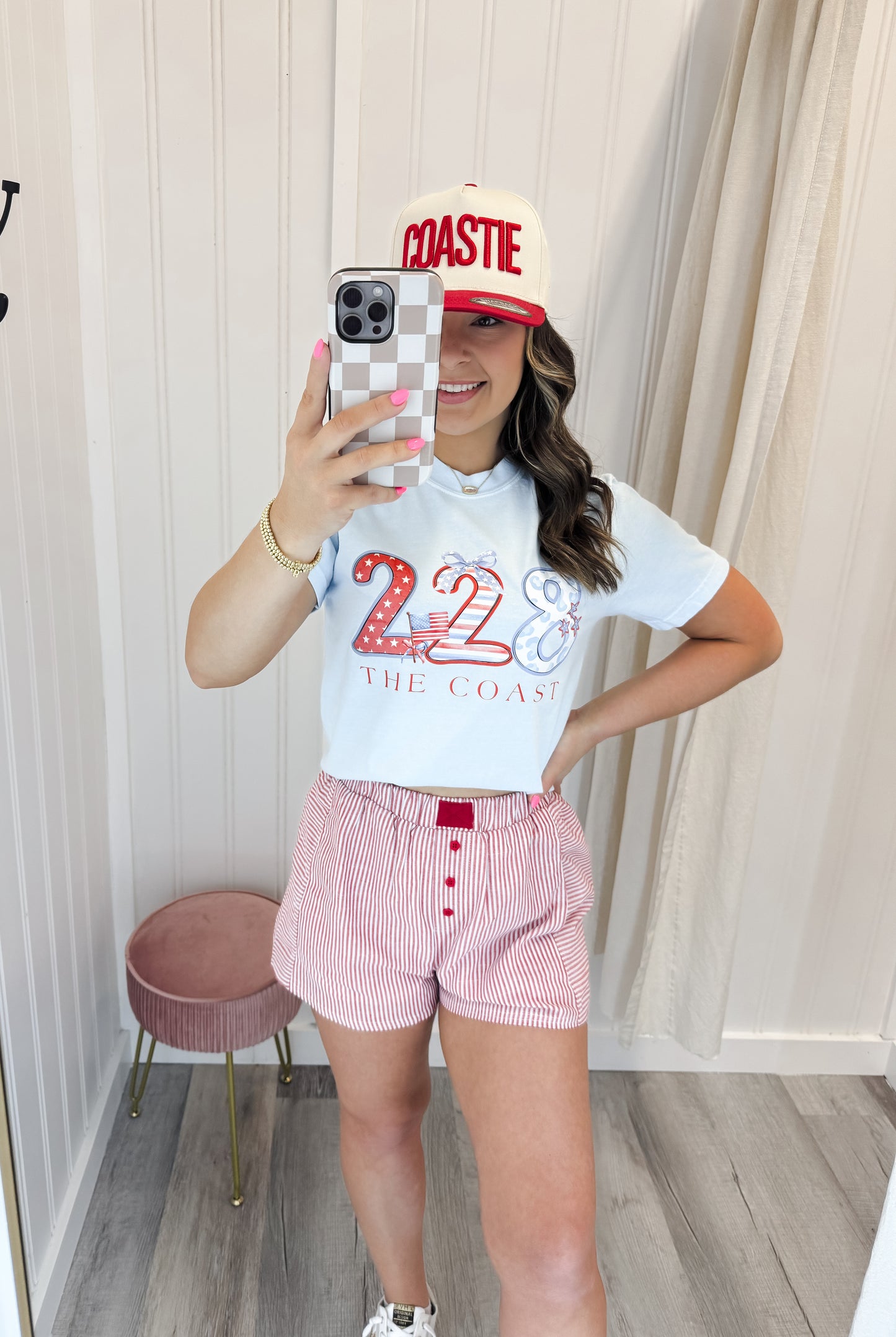 Coastie Puff Embroidered Hat