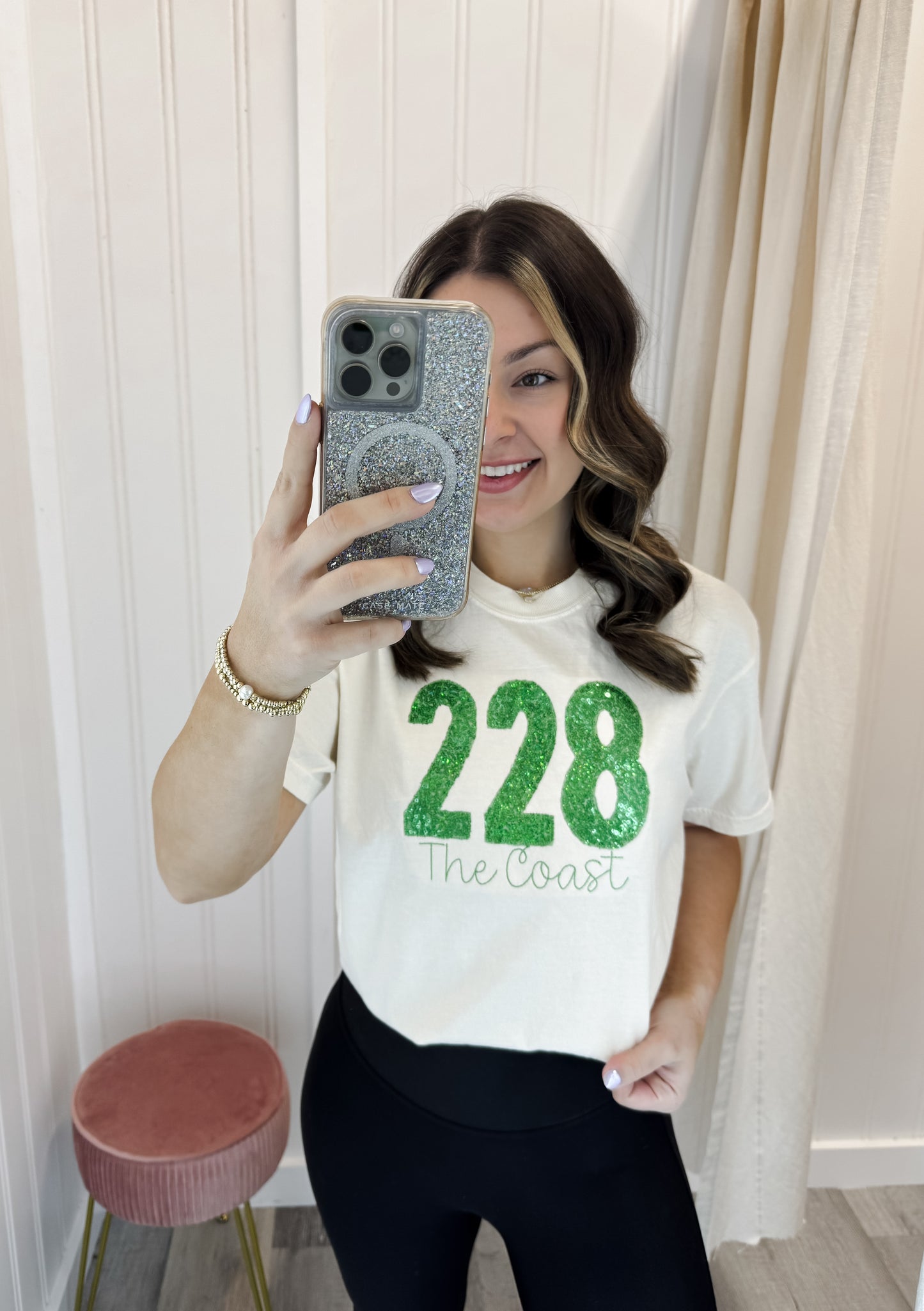228 The Coast Sequin Tee