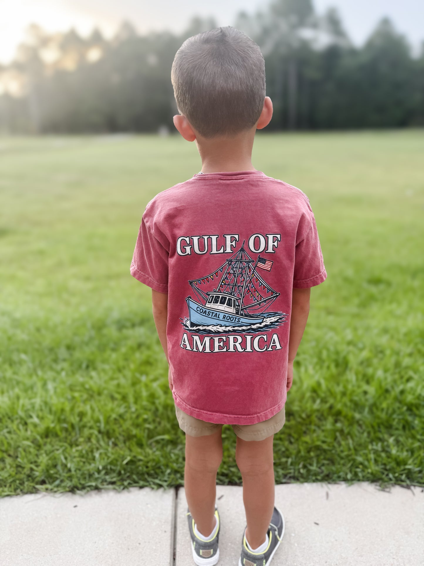 Gulf of America Shrimp Boat Tee - toddler/youth