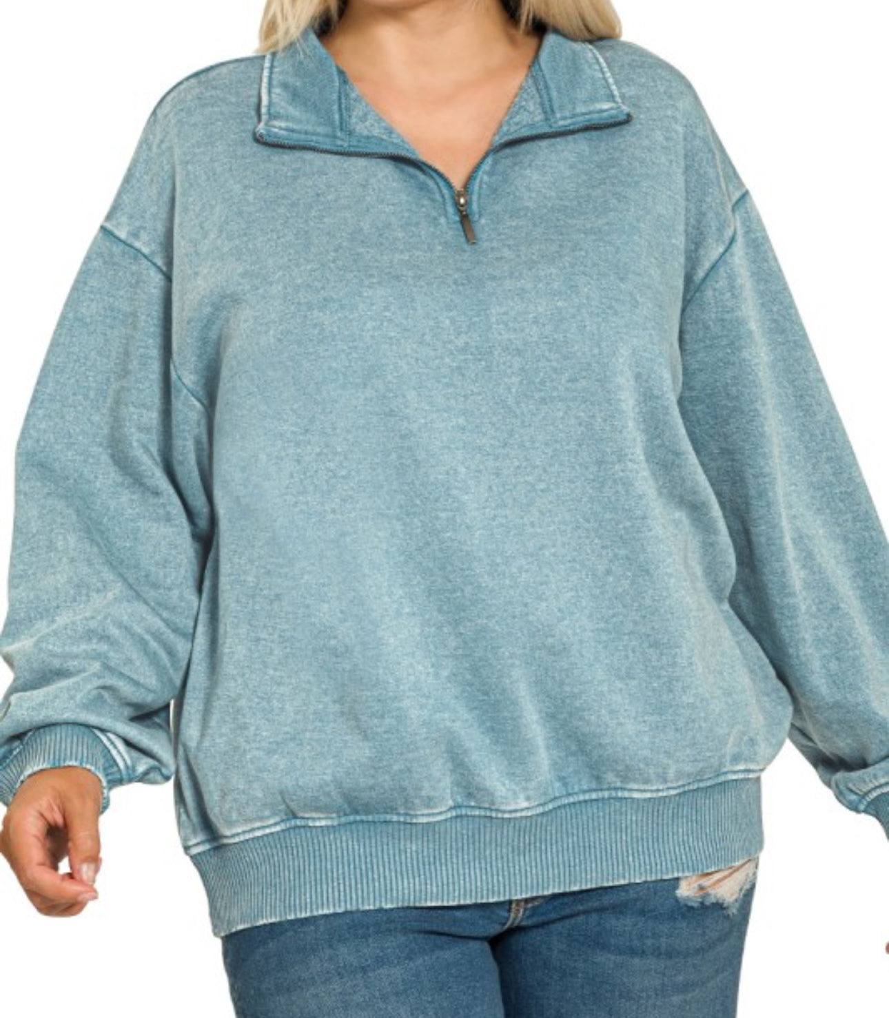 Custom Quarter Zip Pullover - Zenana Brand