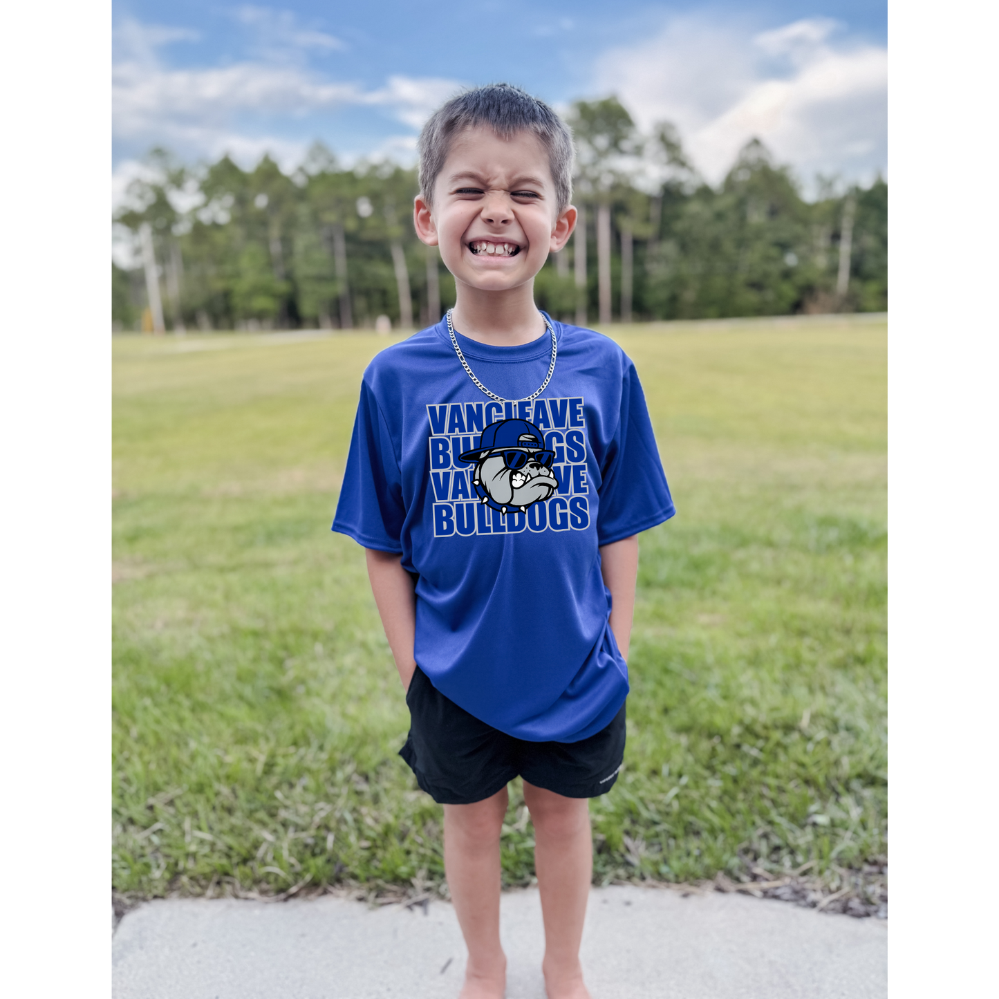 Custom School & Cool Mascot Tee - FRONT & BACK DESIGN