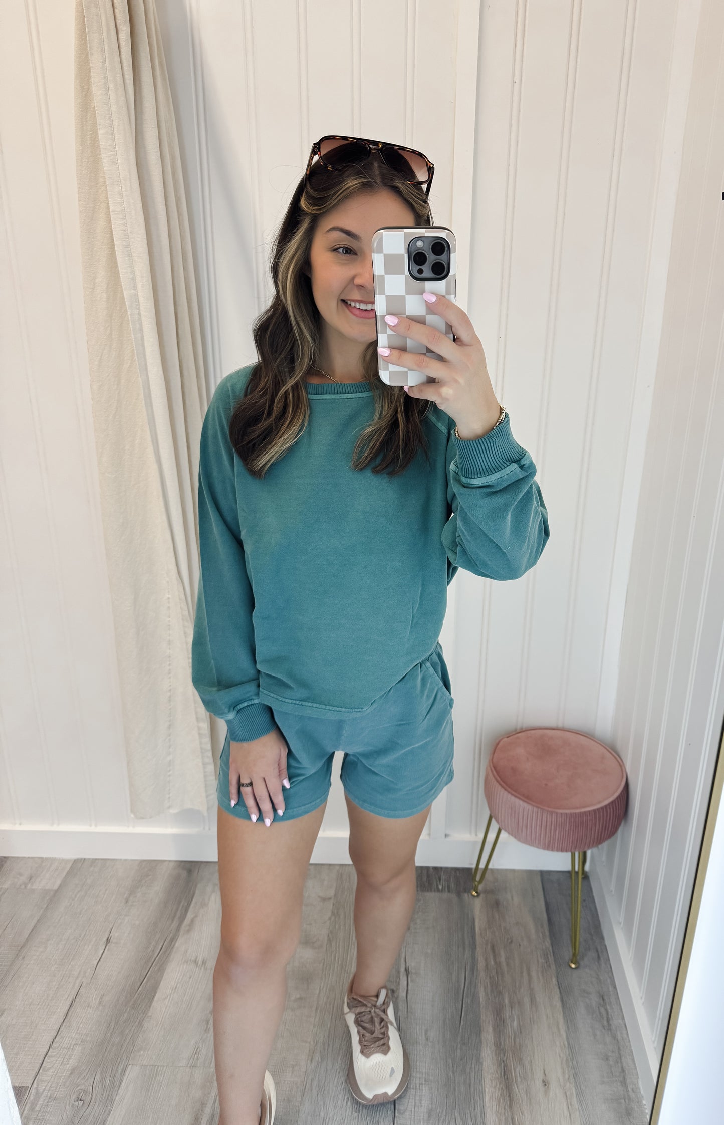 Pigment Dyed Long Sleeve Set