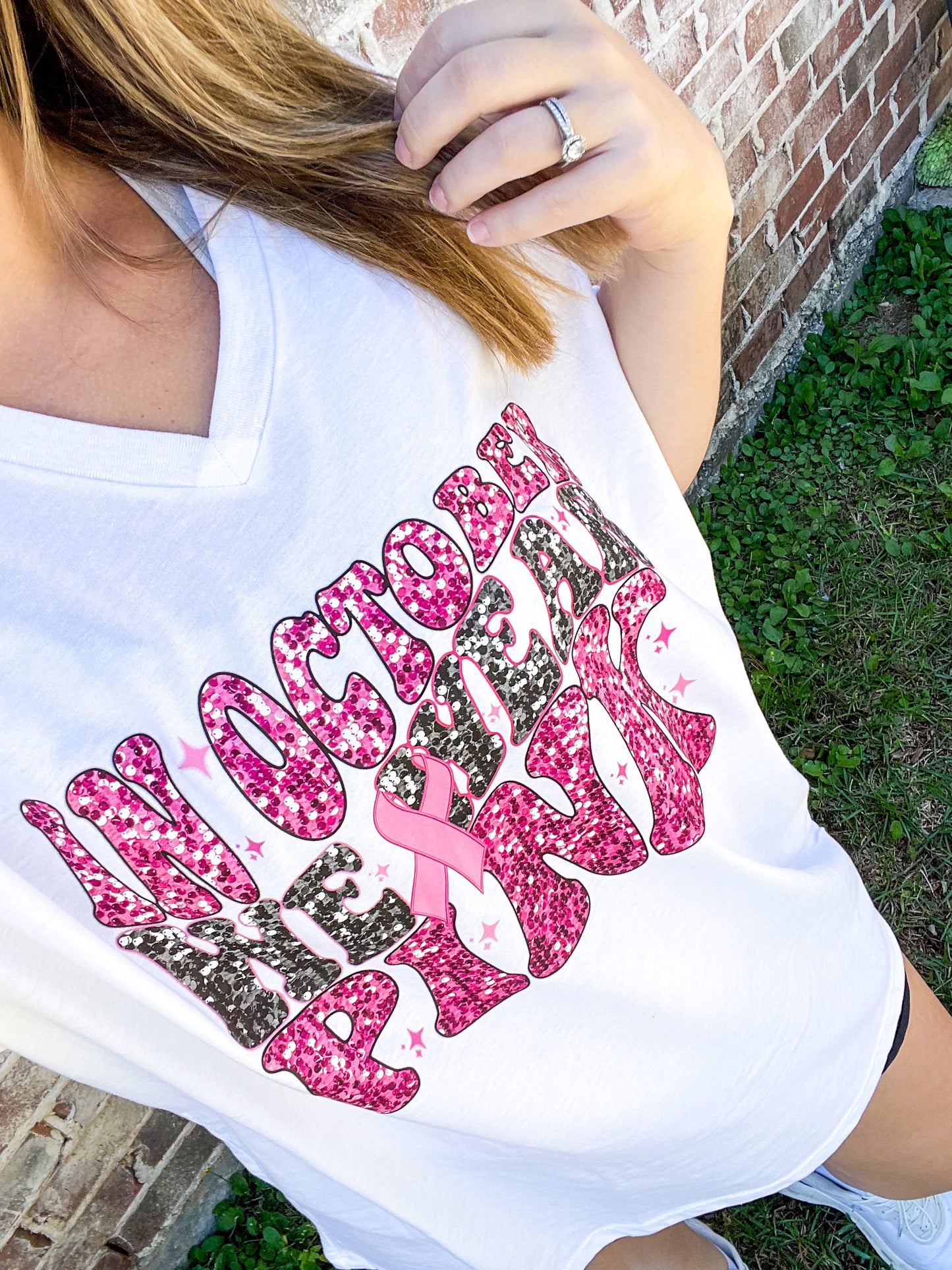In October We Wear Pink Tee/Sweatshirt