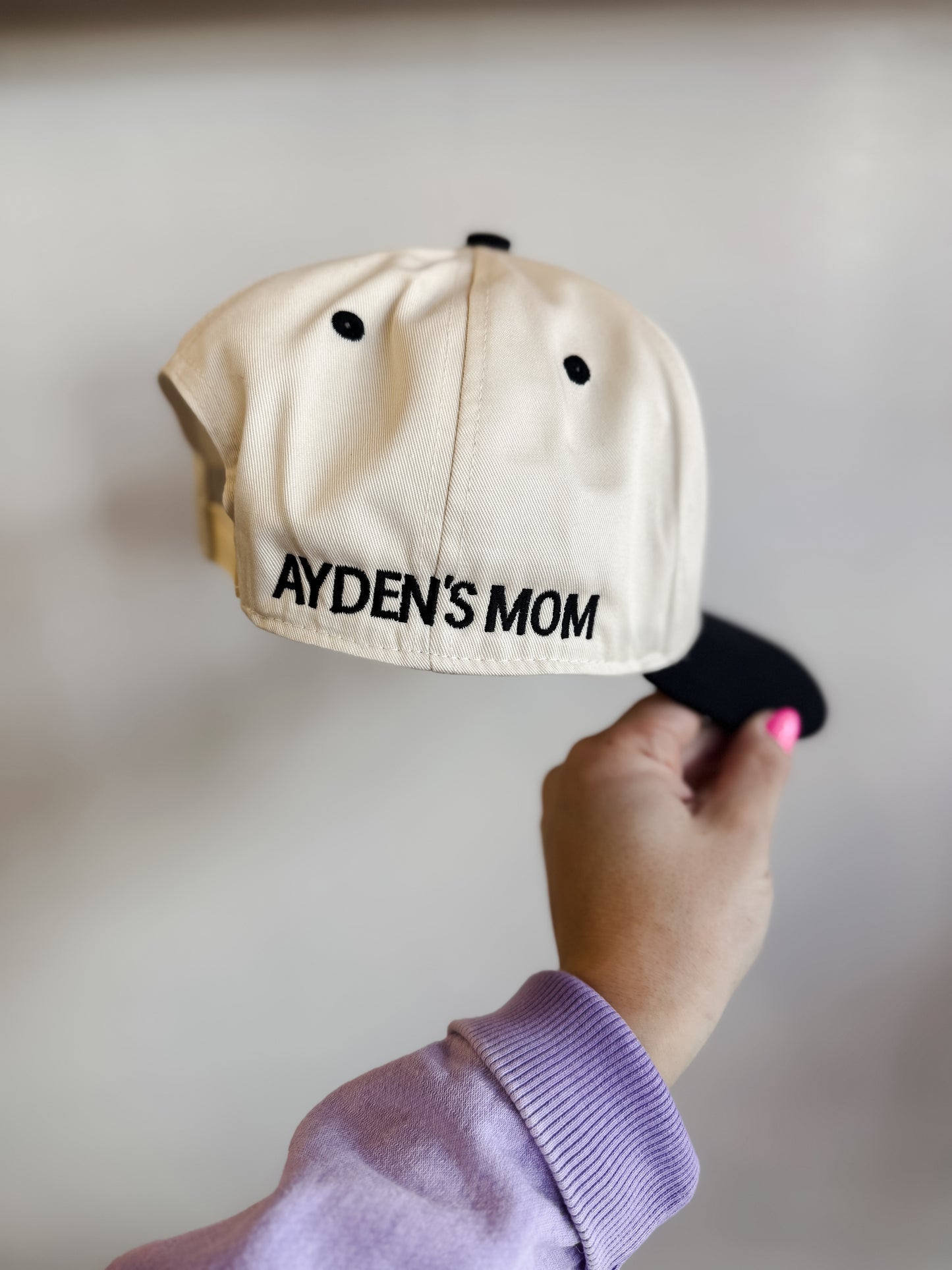 Custom Baseball Number Hat