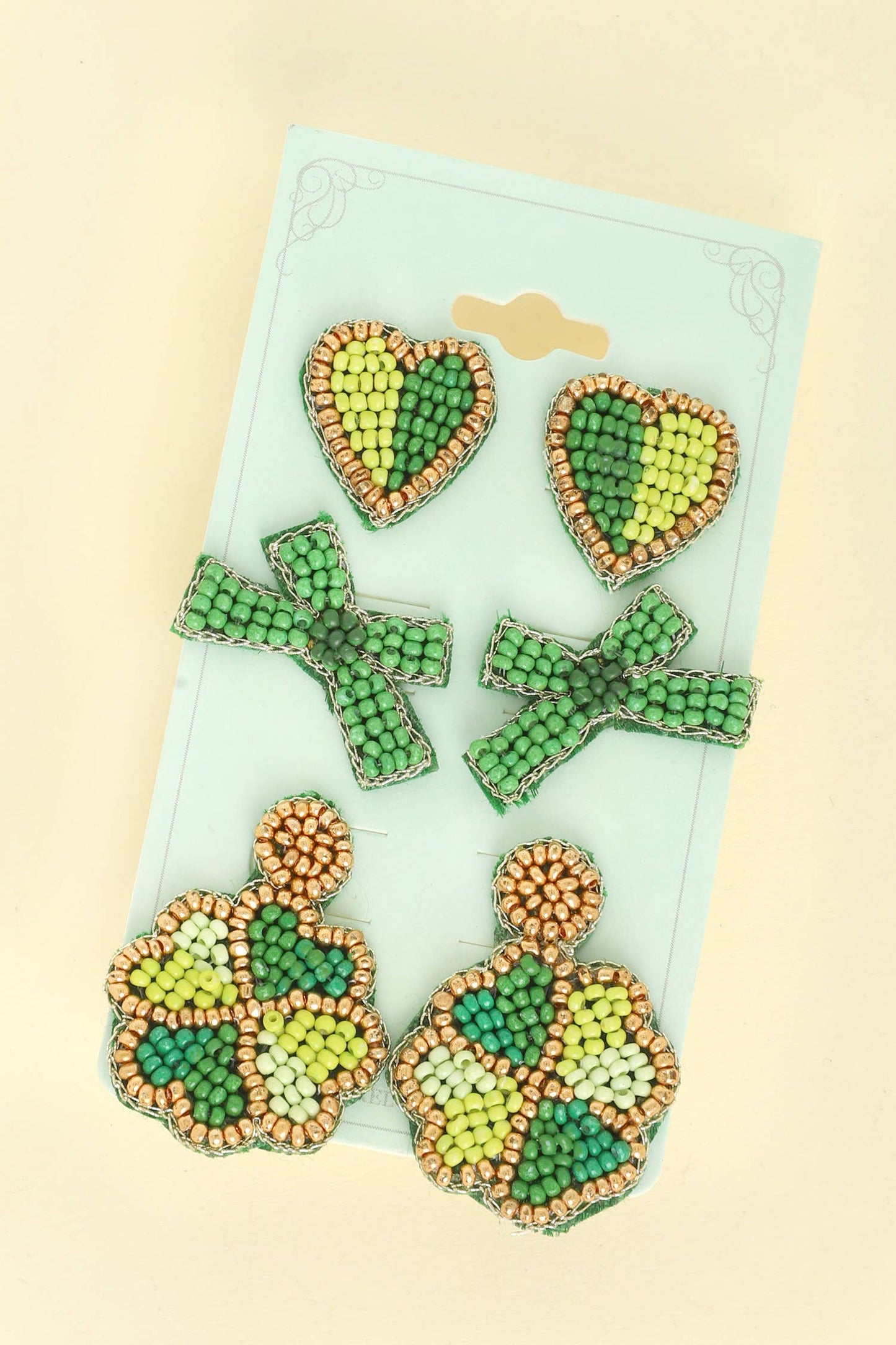 3-Pair Saint Patrick's Day Assorted Earring Set