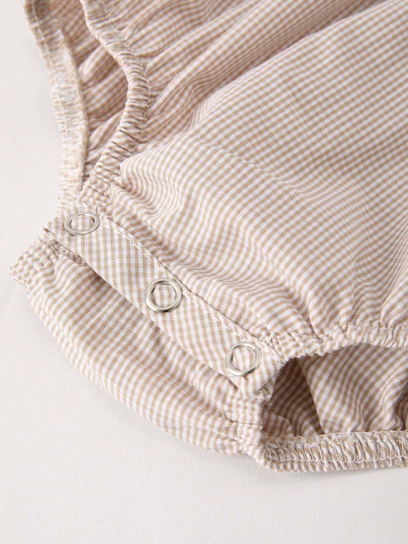 Halloween & Thanksgiving Pumpkin Embroidery Smock Plaid Baby Girl Romper