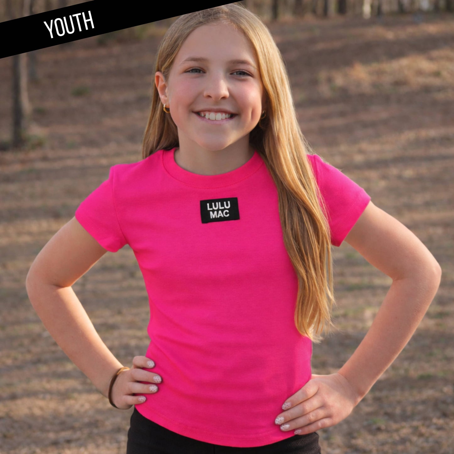 Kids Baby Doll Top - Hot Pink