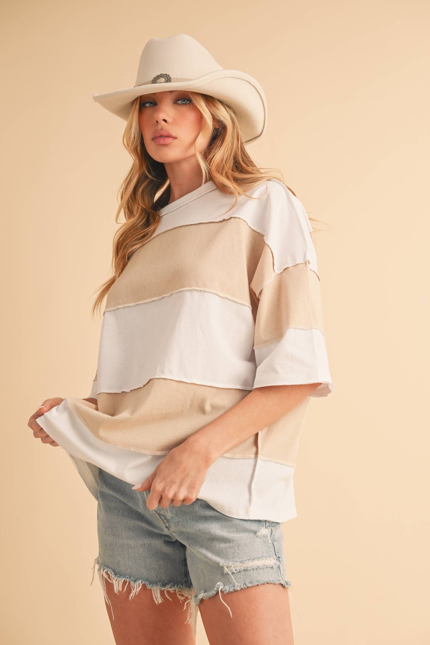 Polly Color Block Top