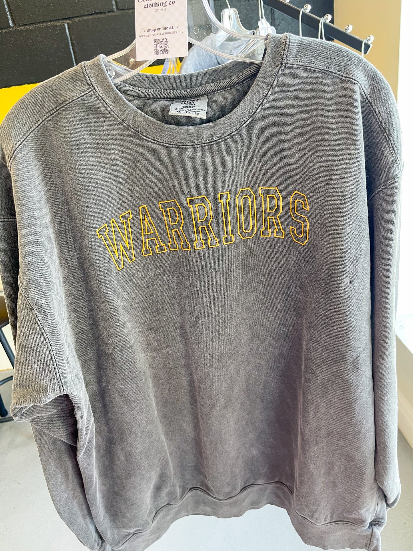 Embroidered TIGERS Comfort Colors Sweatshirt