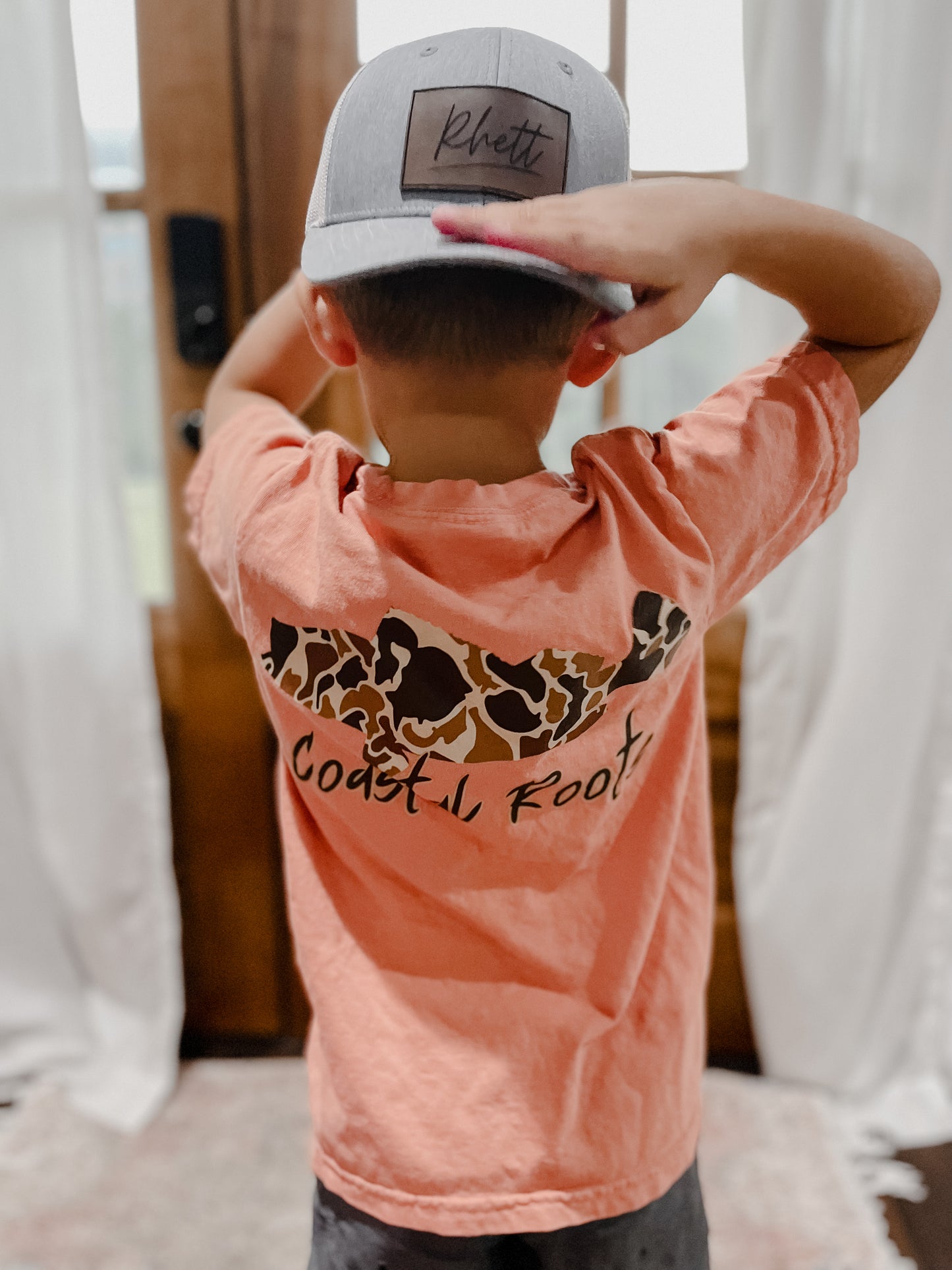 Coastal Roots Camo Bass Fish Tee