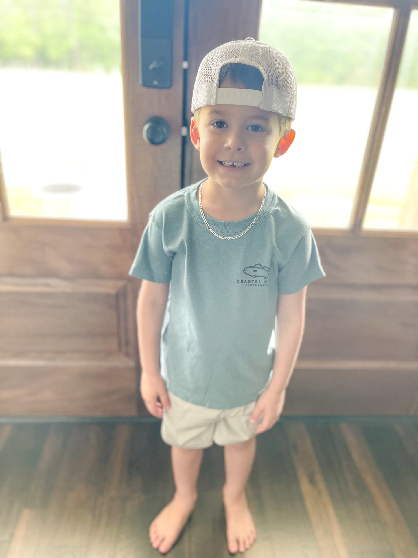 Coastal Roots Shrimp Boat Tee