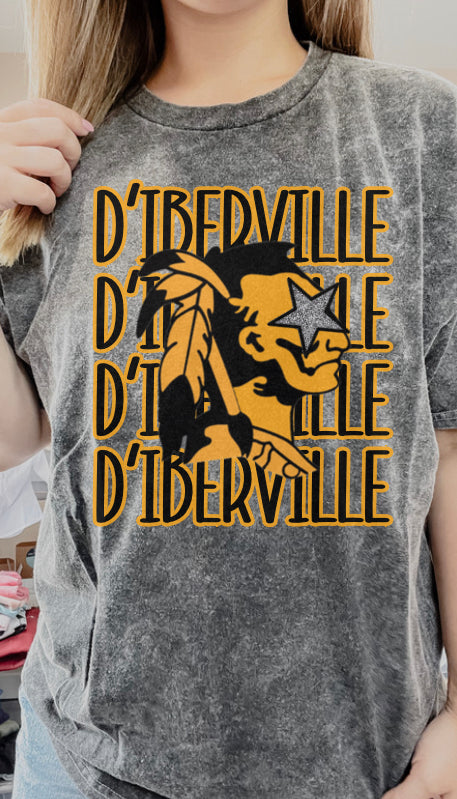 Preppy D’iberville Warriors Tee
