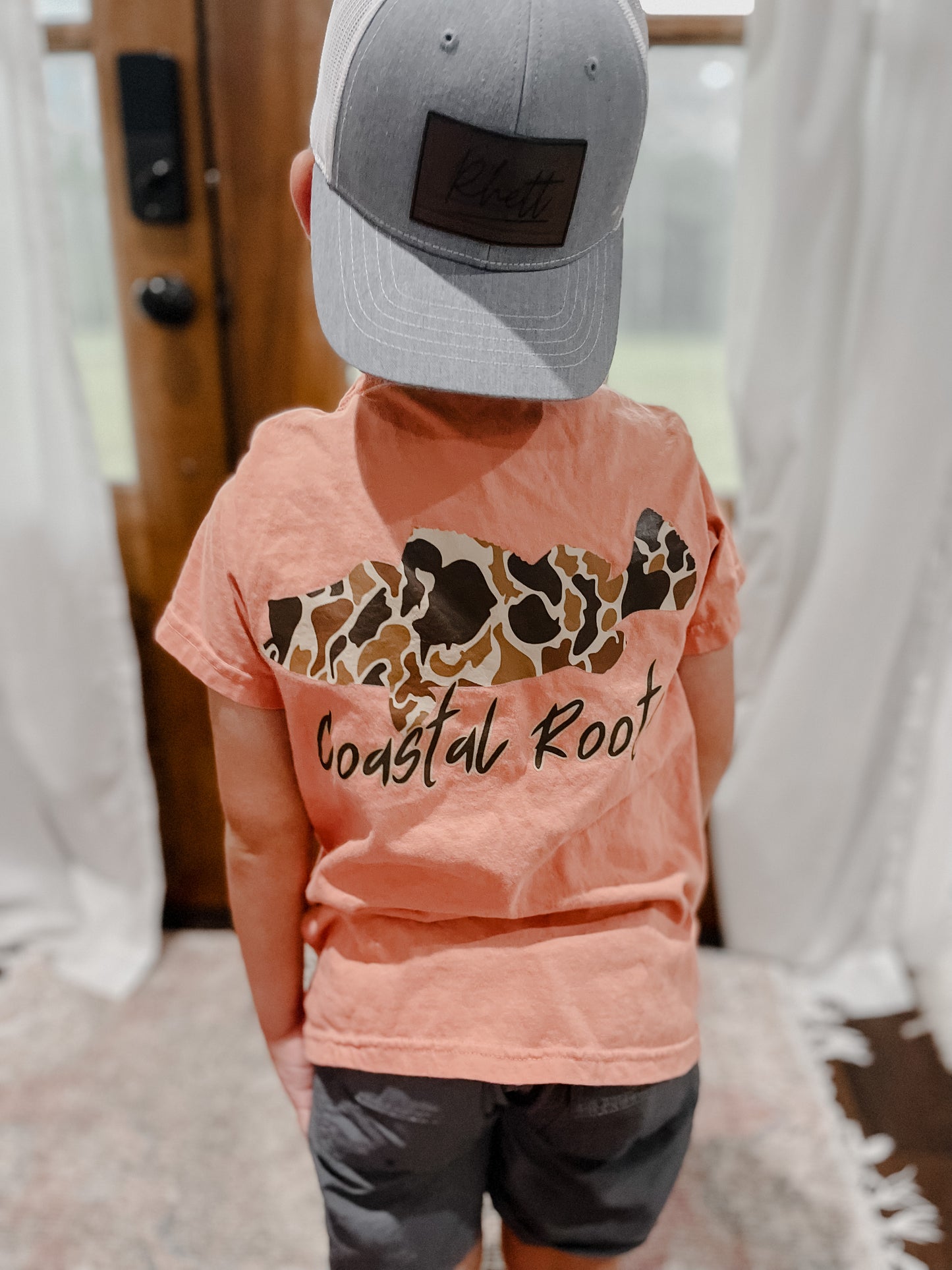 Coastal Roots Camo Bass Fish Tee