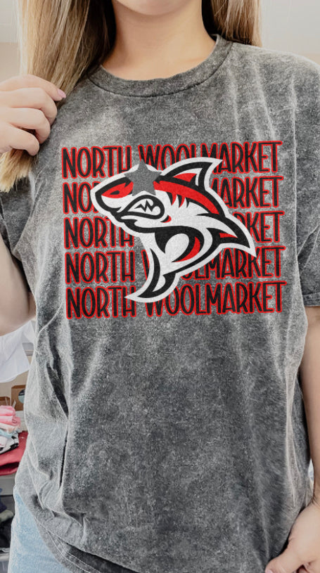 Preppy North Woolmarket Sharks Tee