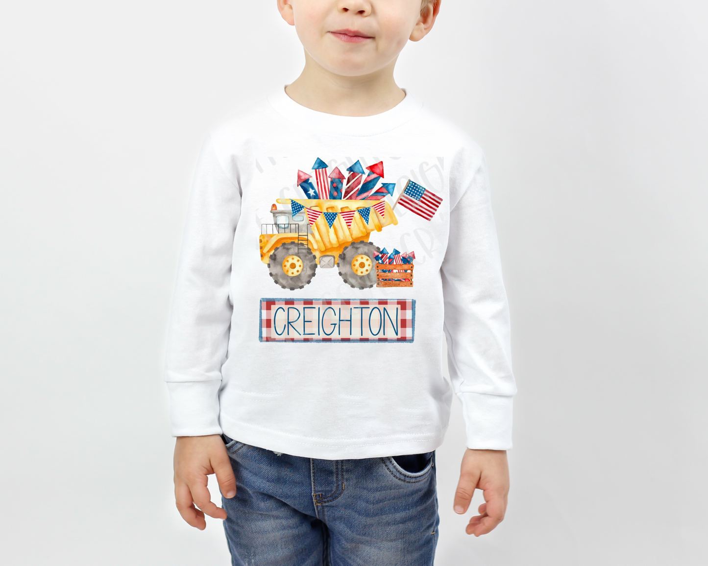 Patriotic Dump Truck Tee