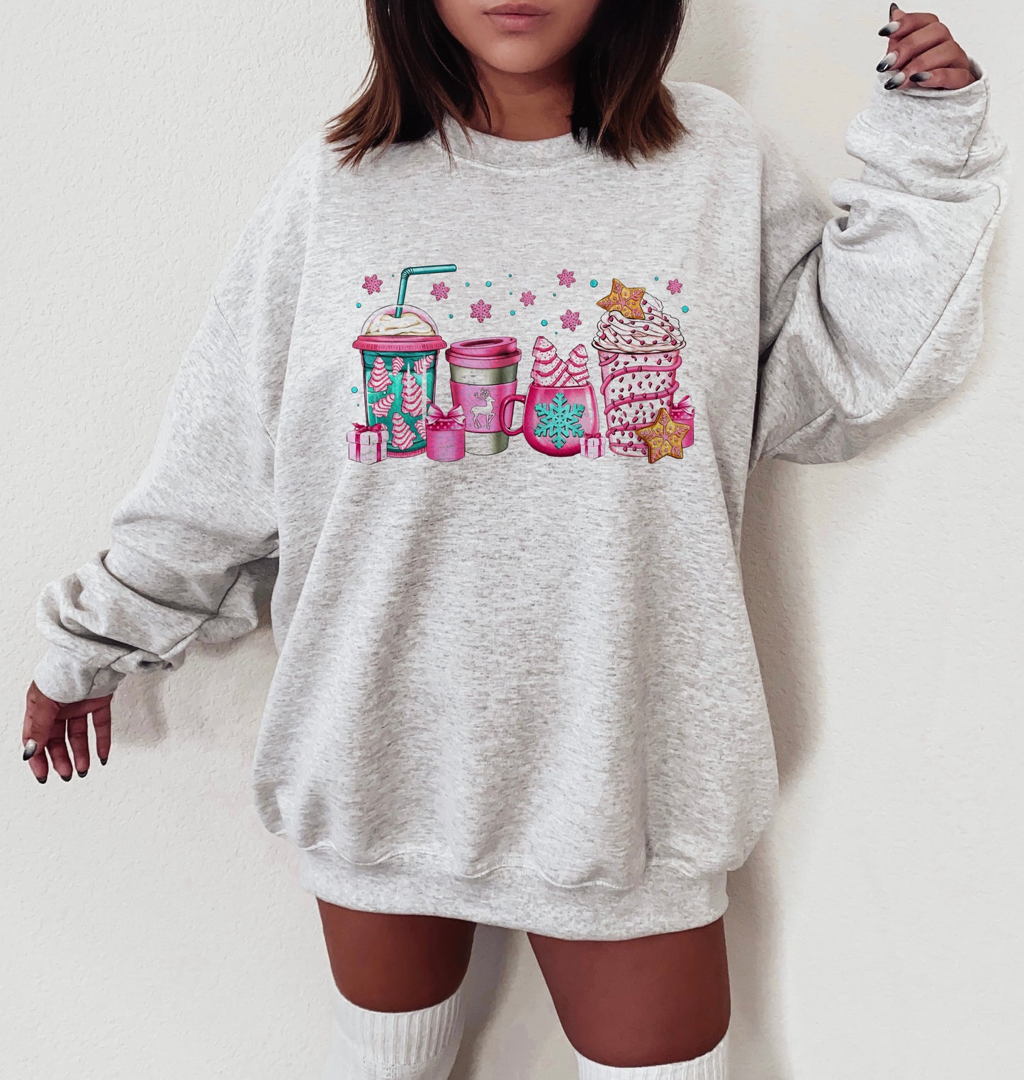Pink Christmas Tee/Sweatshirt