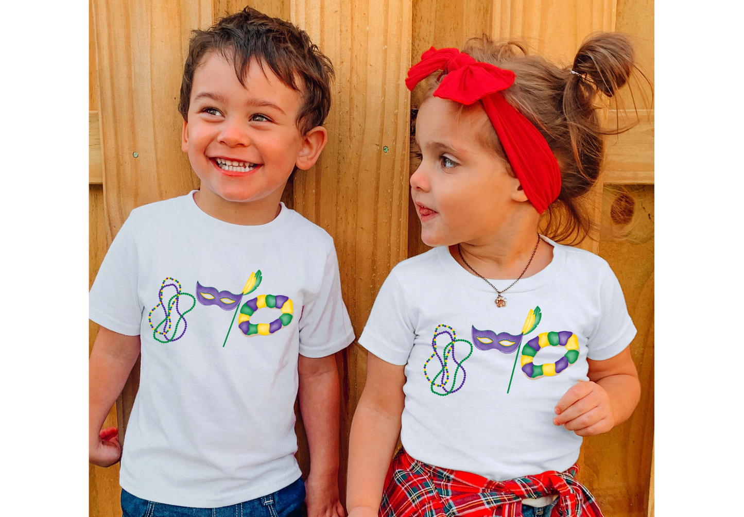 Mardi Gras Trio Tee