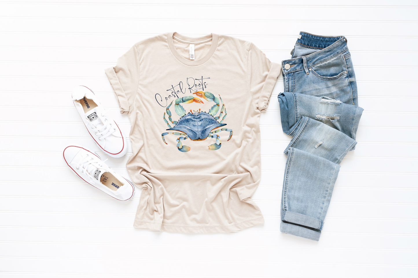 Coastal Roots Blue Crab Tee