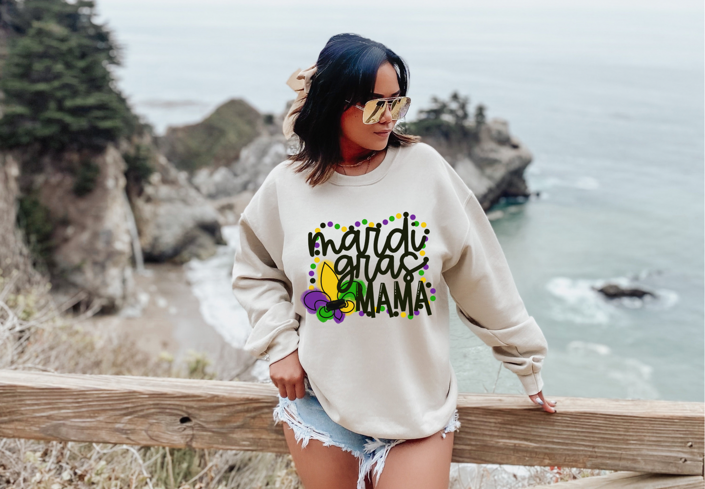 Mardi Gras Mama Tee/Sweatshirt