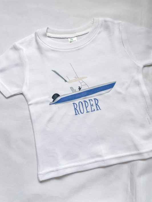 Personalized Center Console Boat Tee