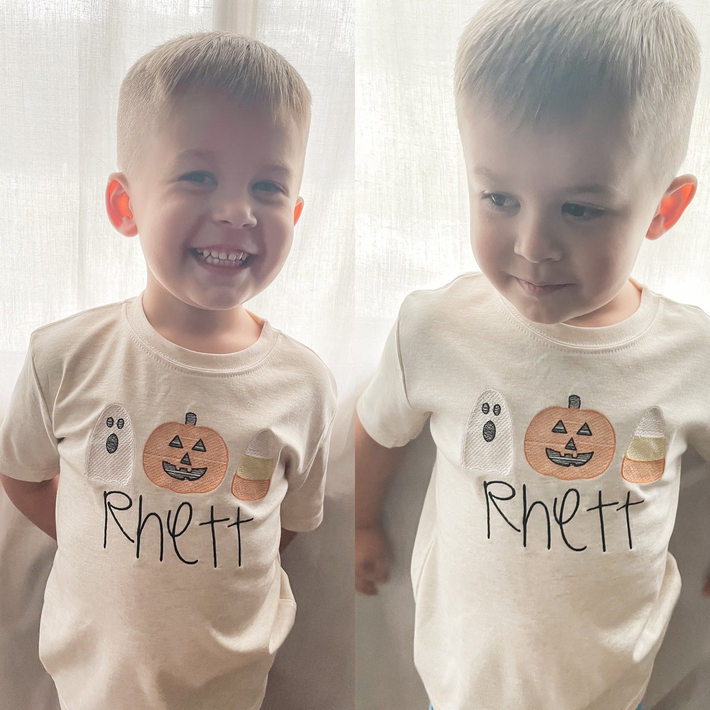 Embroidered Halloween Trio