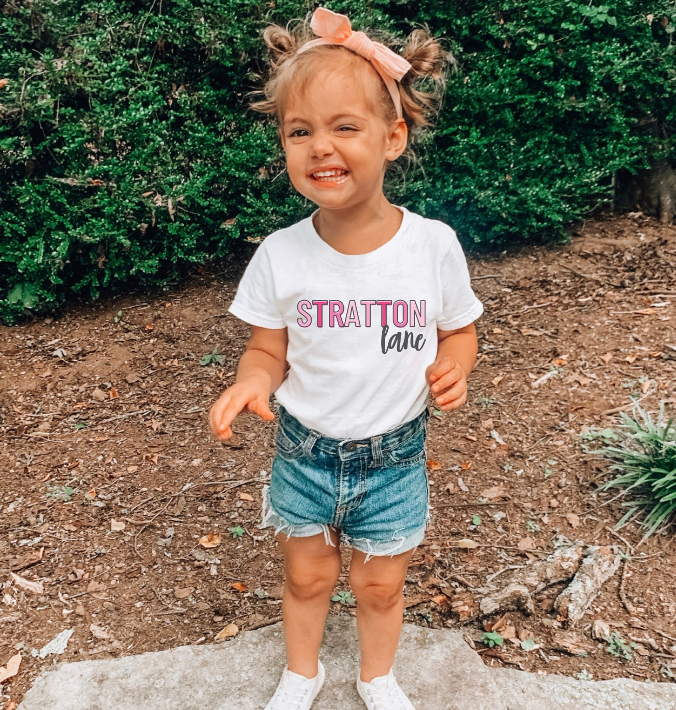 Personalized Pink Name Tee