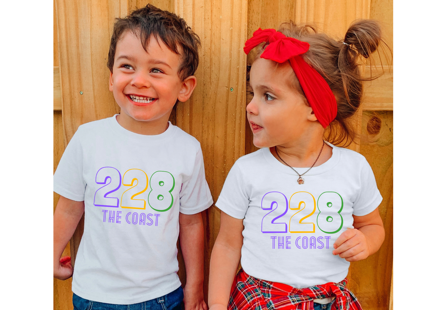228 The Coast Mardi Gras Tee