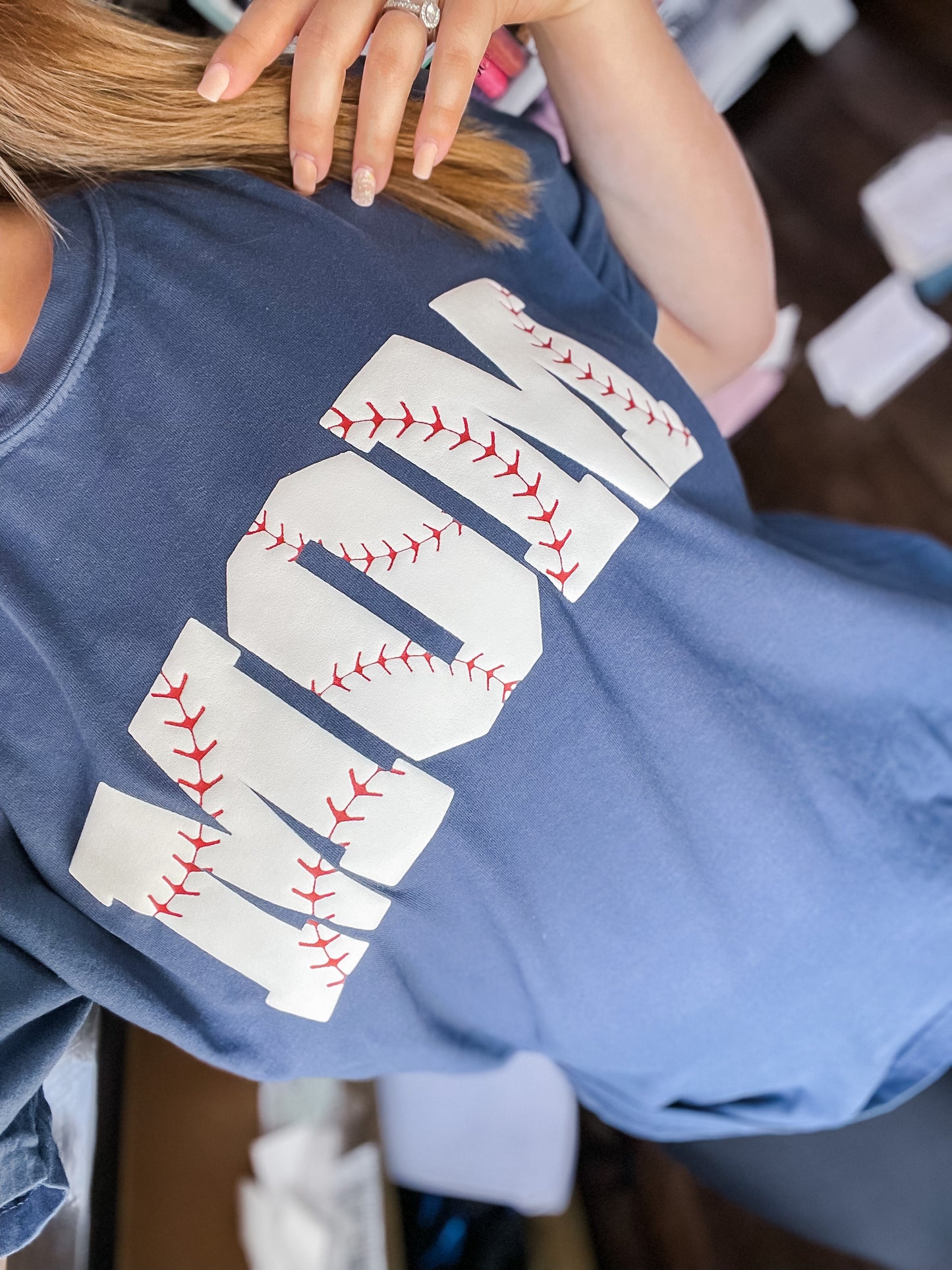PUFF Baseball Mom Tee