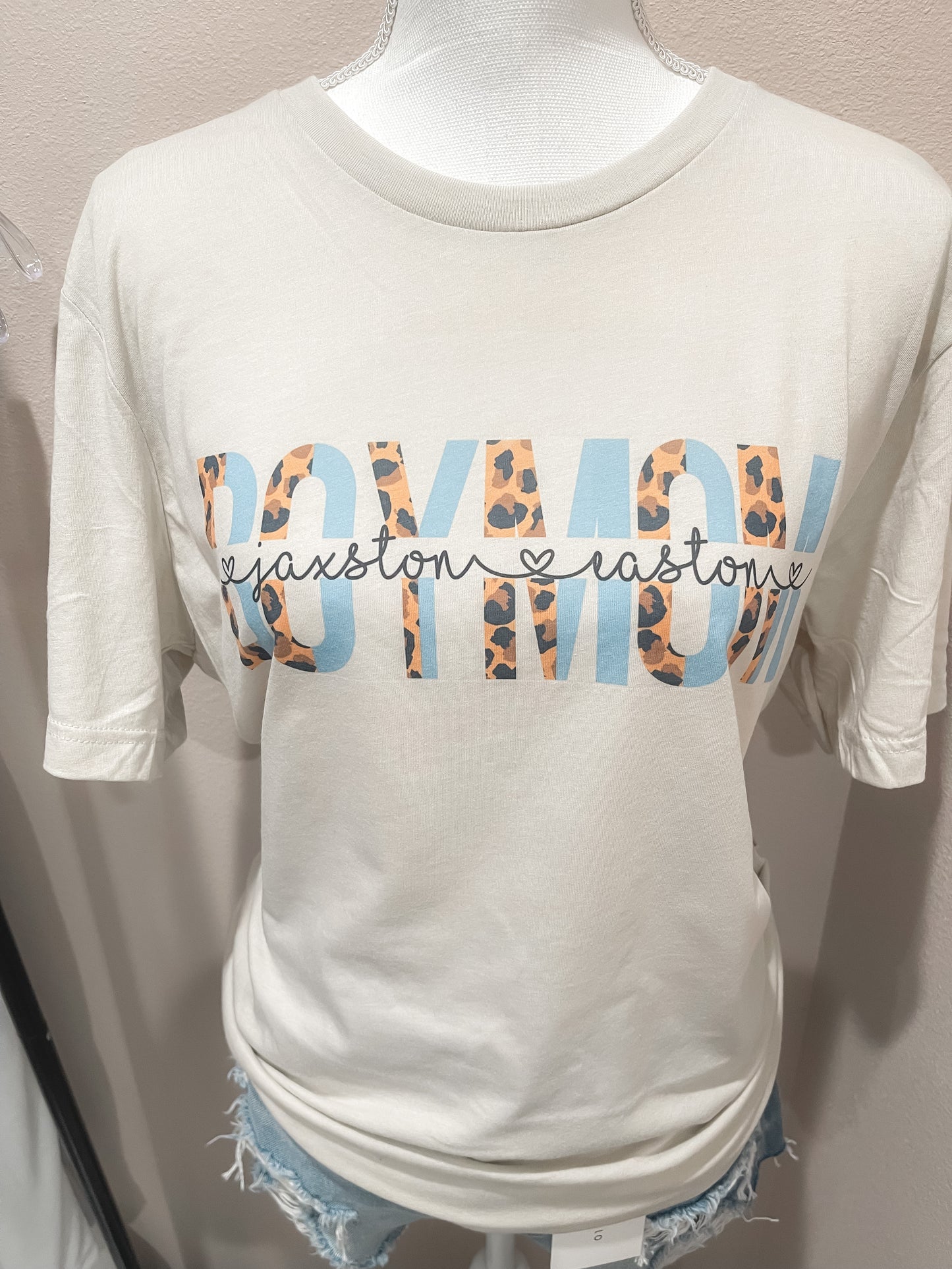 Custom Half Leopard Tee
