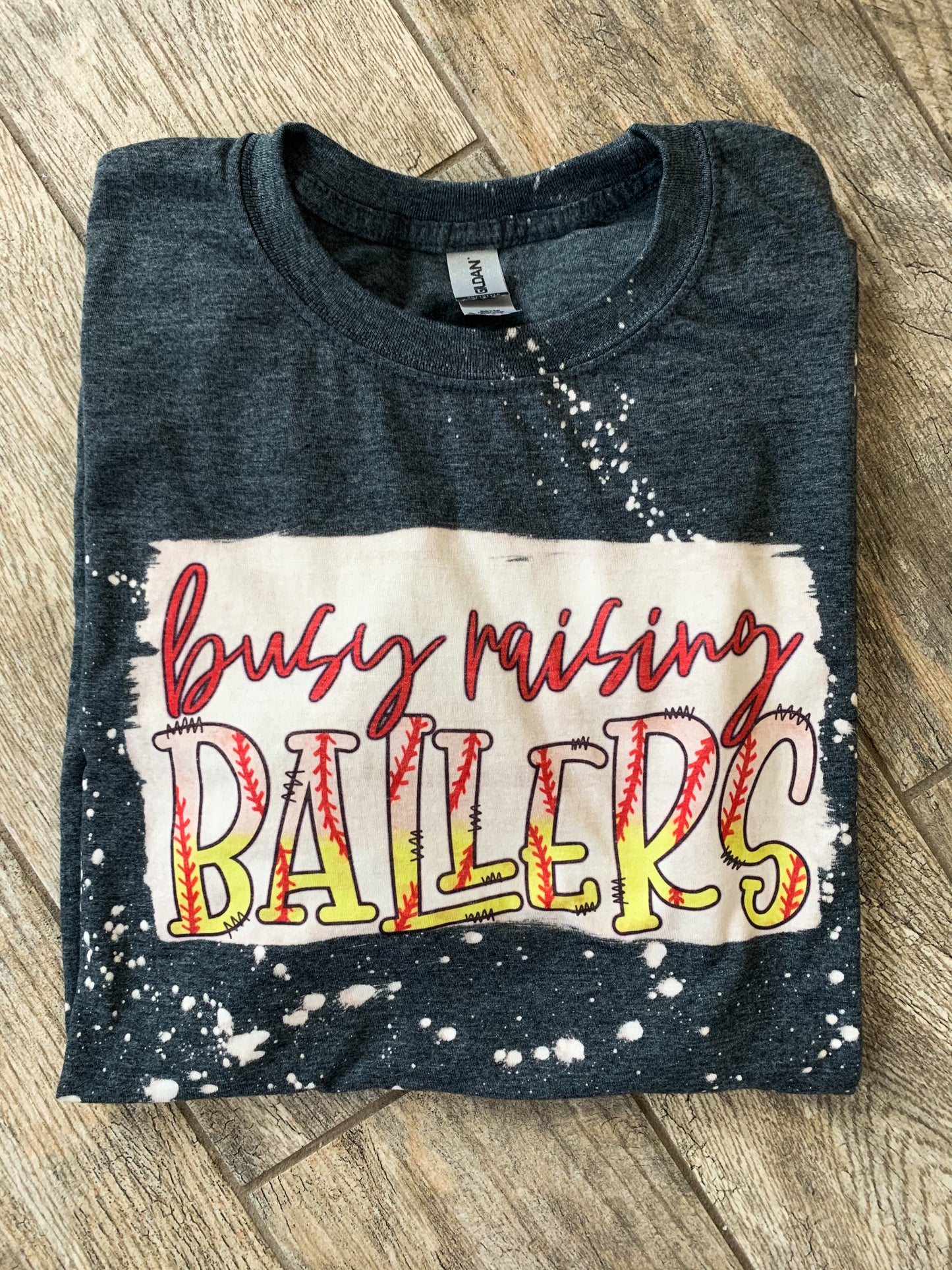 Busy Raising Ballers Tee