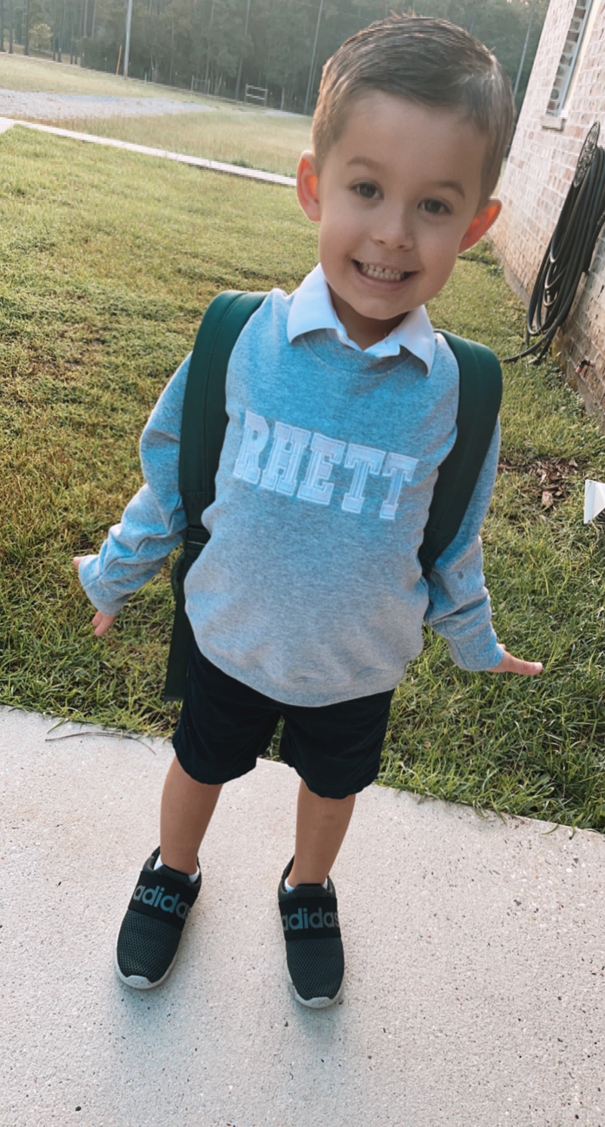 Embroidered Kids Sweatshirt