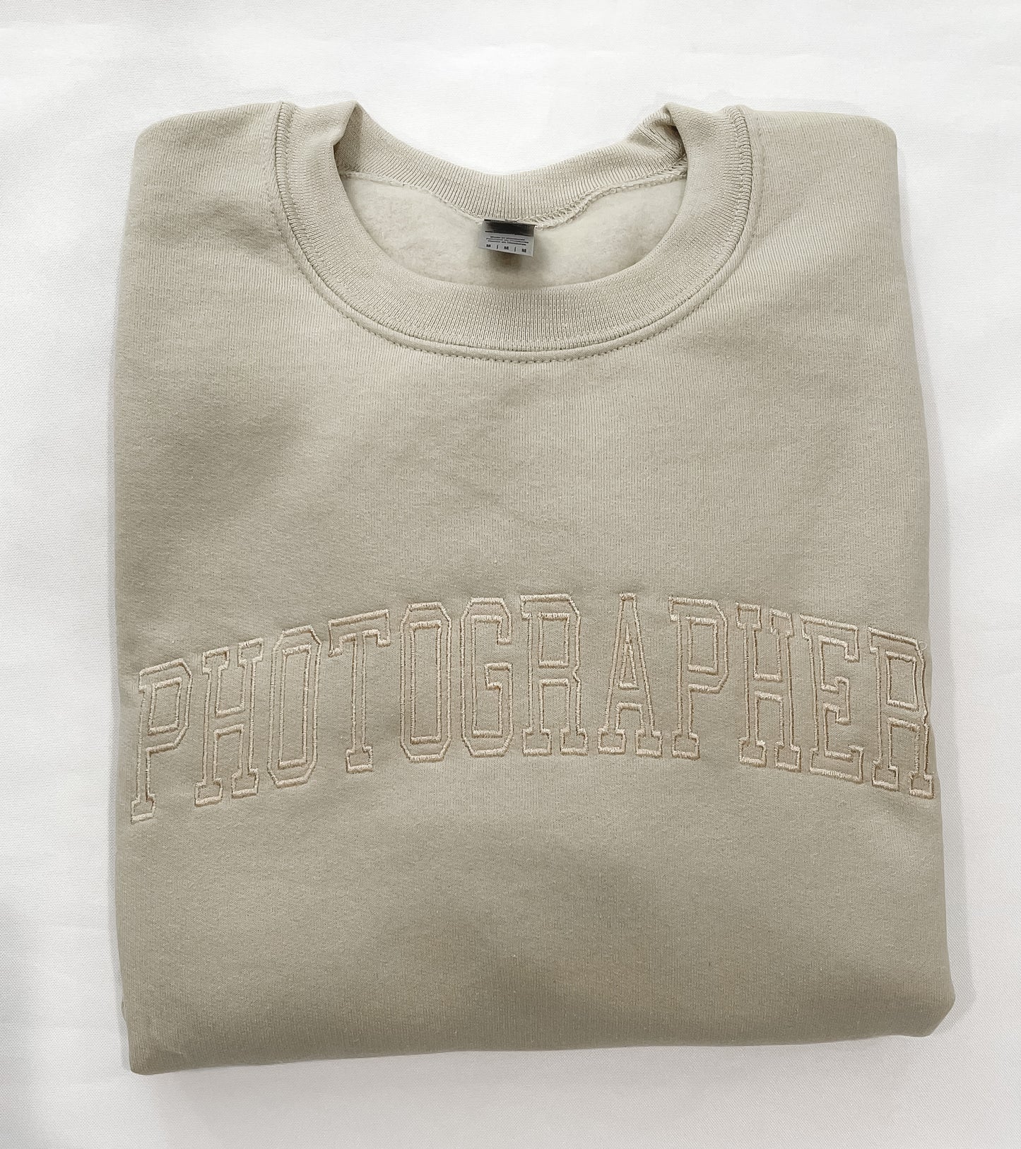 Embroidered Photographer Sweatshirt