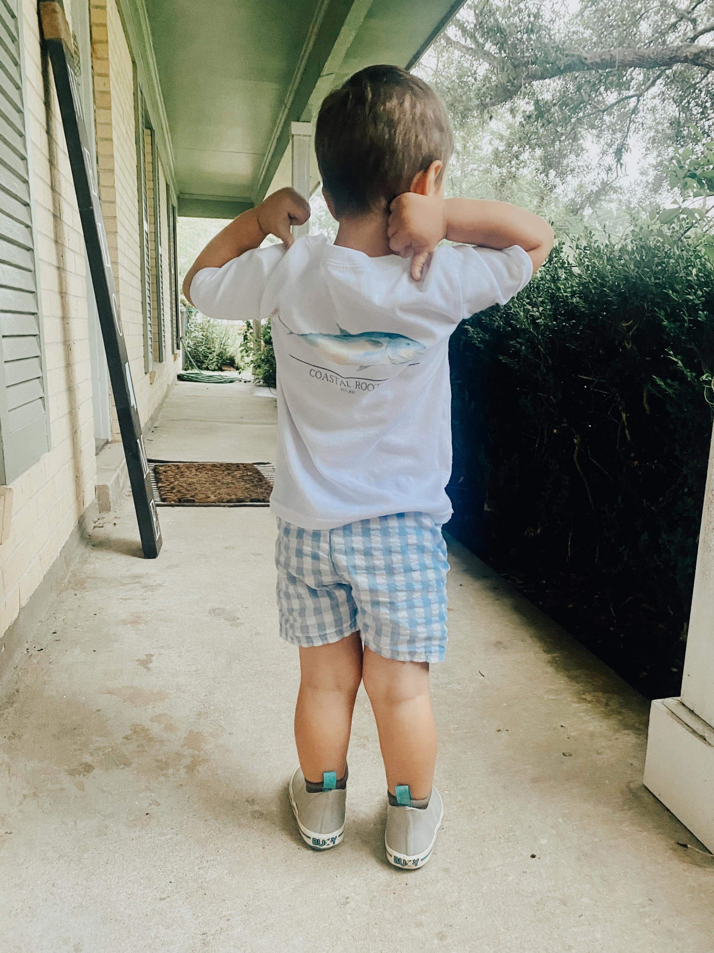 Coastal Roots Watercolor Tuna Tee