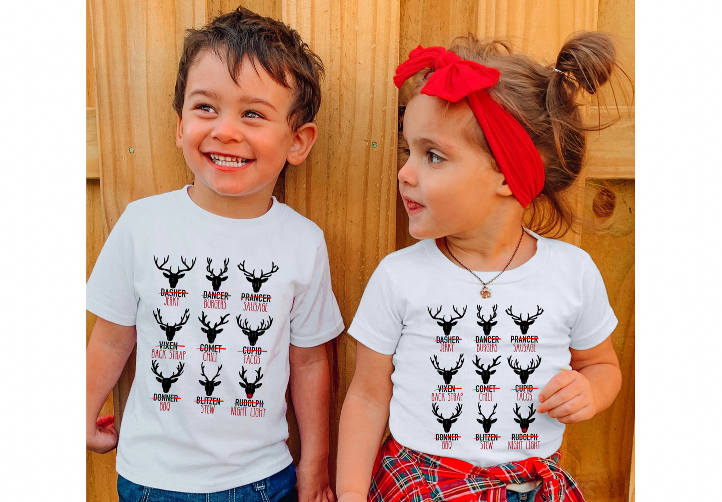Santa’s Reindeer Cuts of Meat Tee