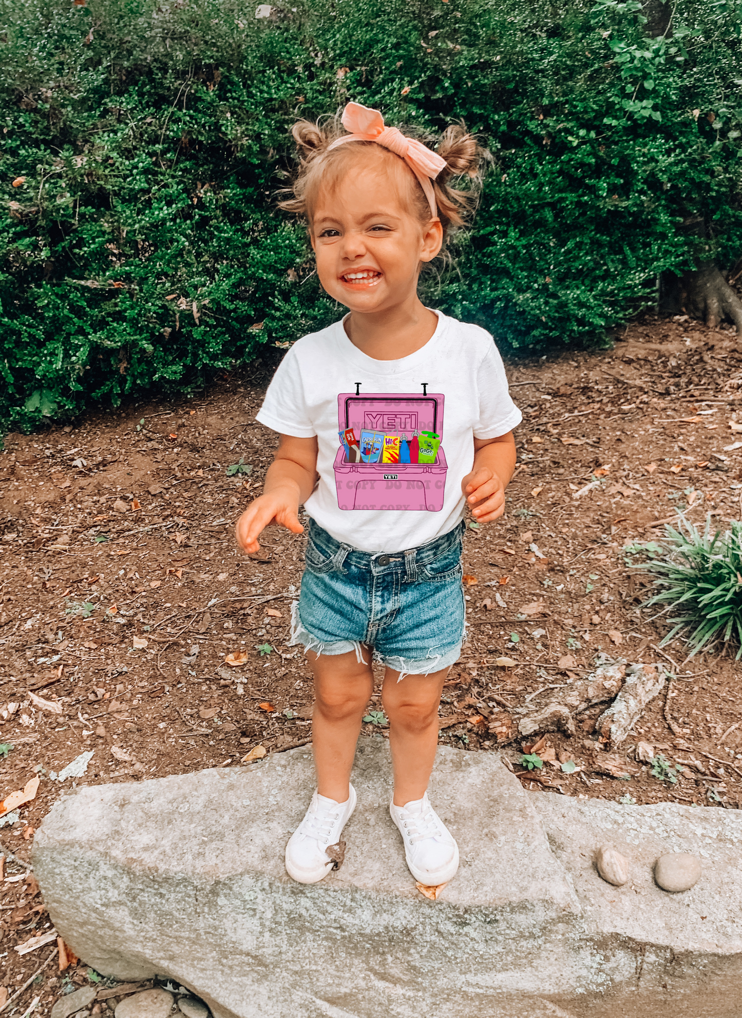 Kids Yeti Tee - Pink