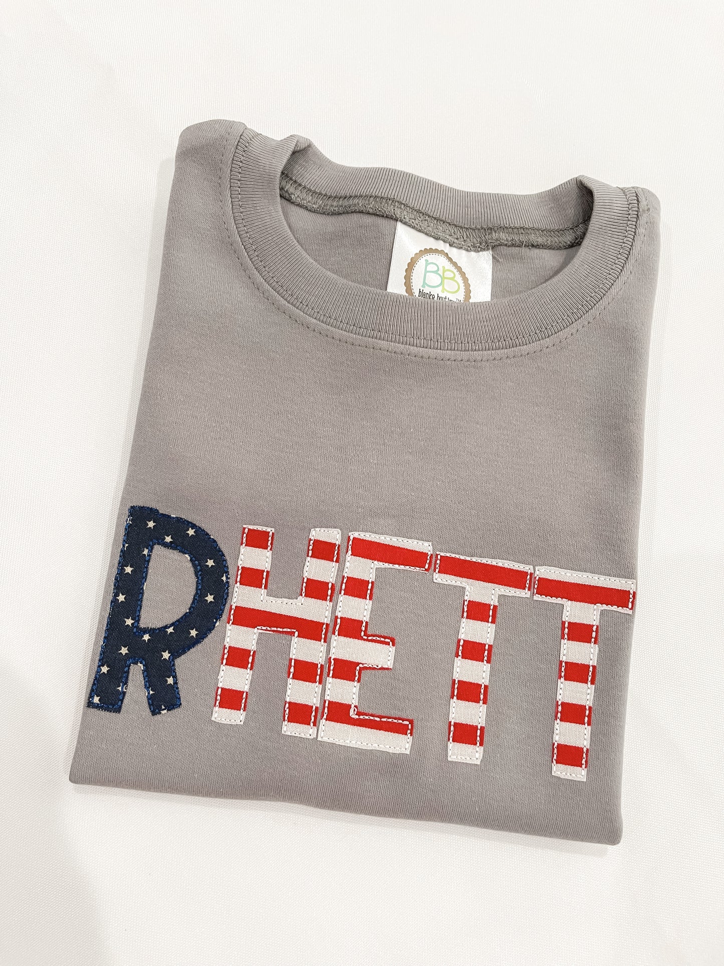 USA Appliqué Name Tee